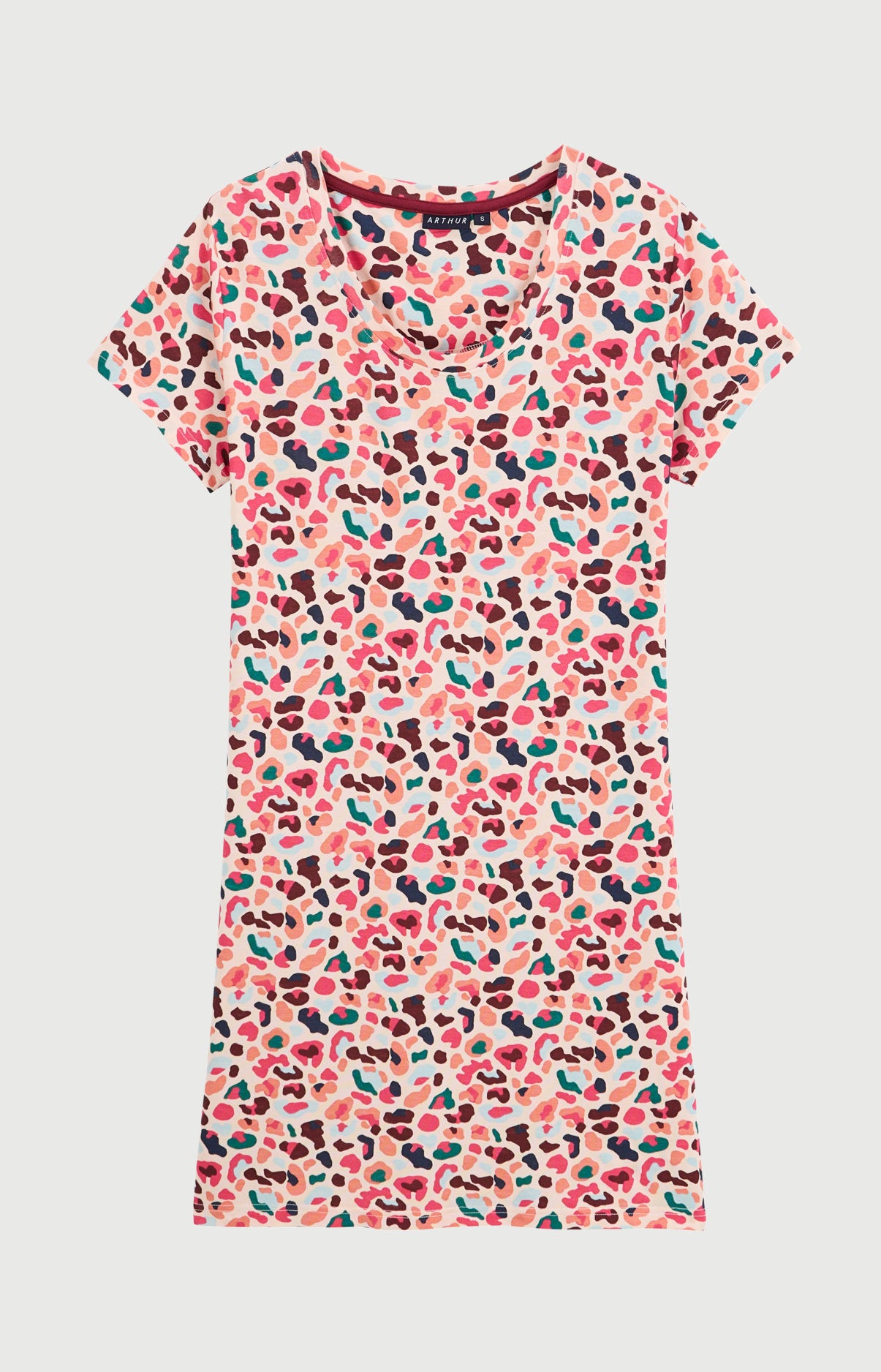 arthur-bob-l-opoldine-chemise-de-nuit-multicolore-en-modal image 3