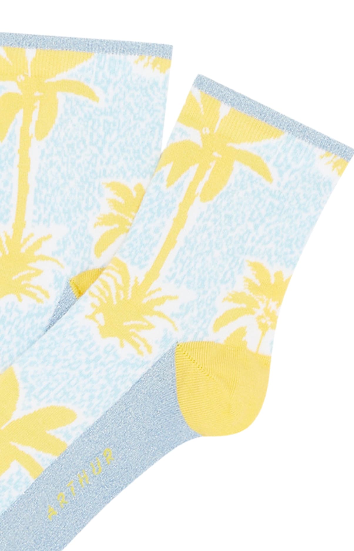 arthur-bob-palmier-chaussettes-coton-jaune-36-40 image 2