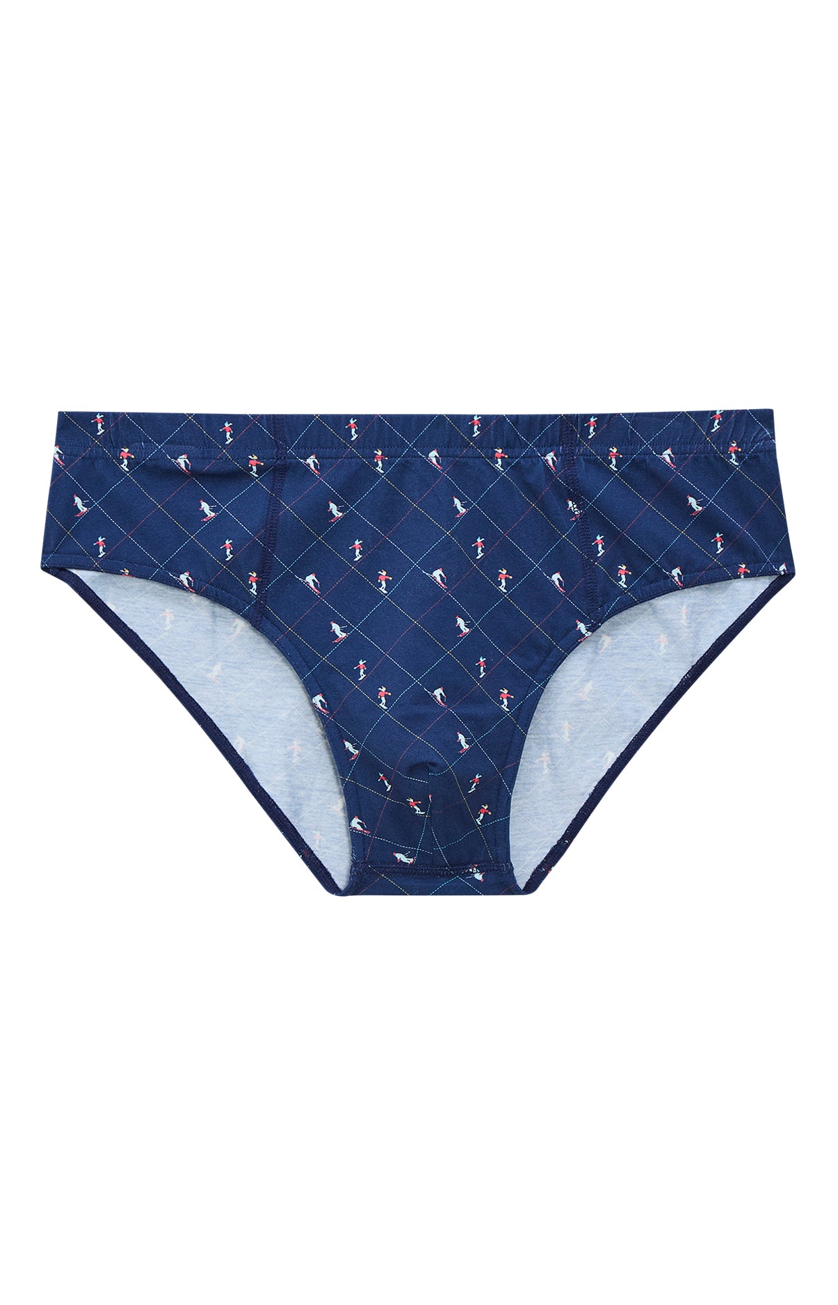arthur-le-club-slip-coton-ski-marine-homme image 3
