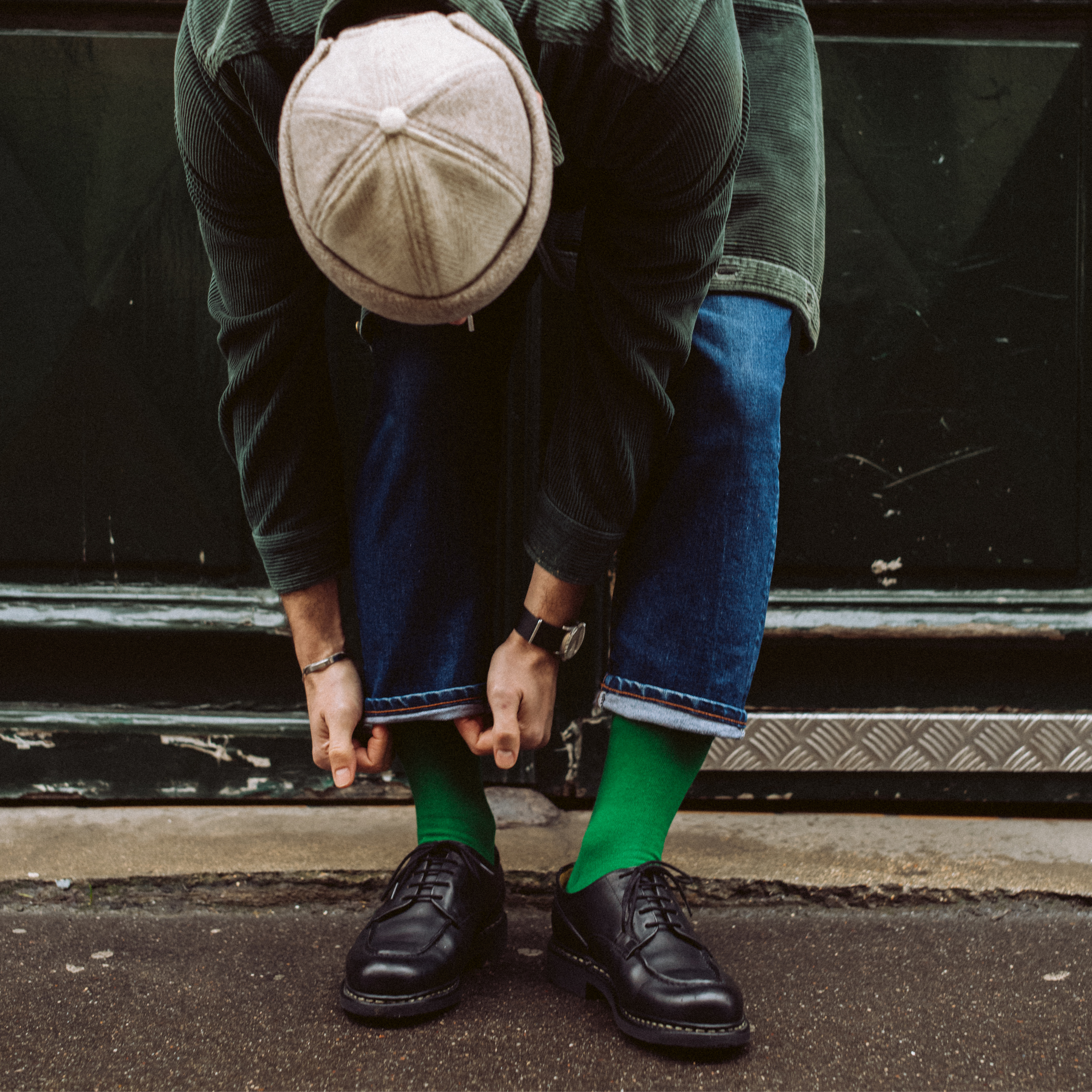 archiduchesse-de-ville-vert-anglais-chaussettes-vert-36-41 image 6