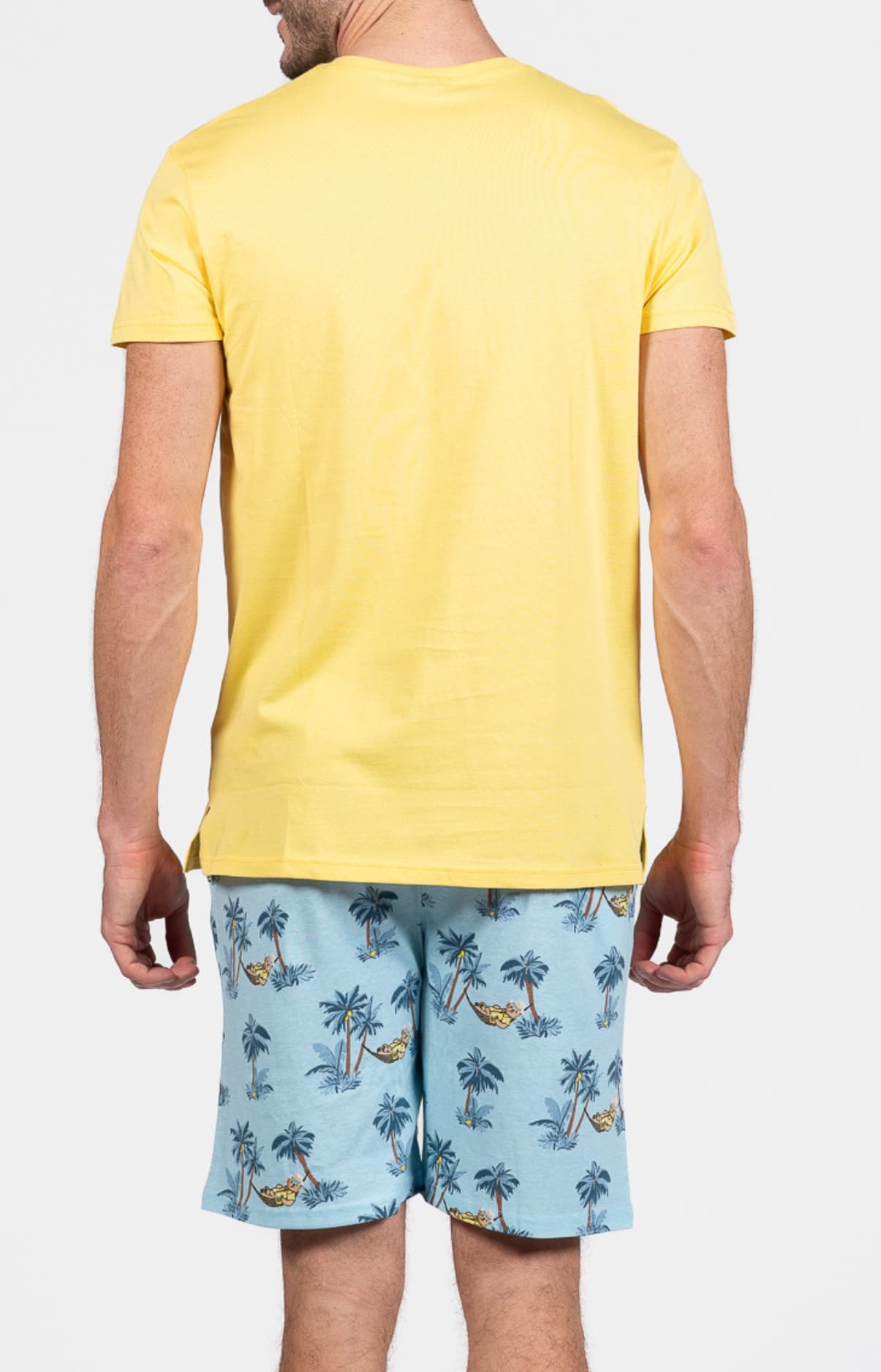 arthur-bob-pas-de-pression-pyjashort-homme-lagon-coton image 6