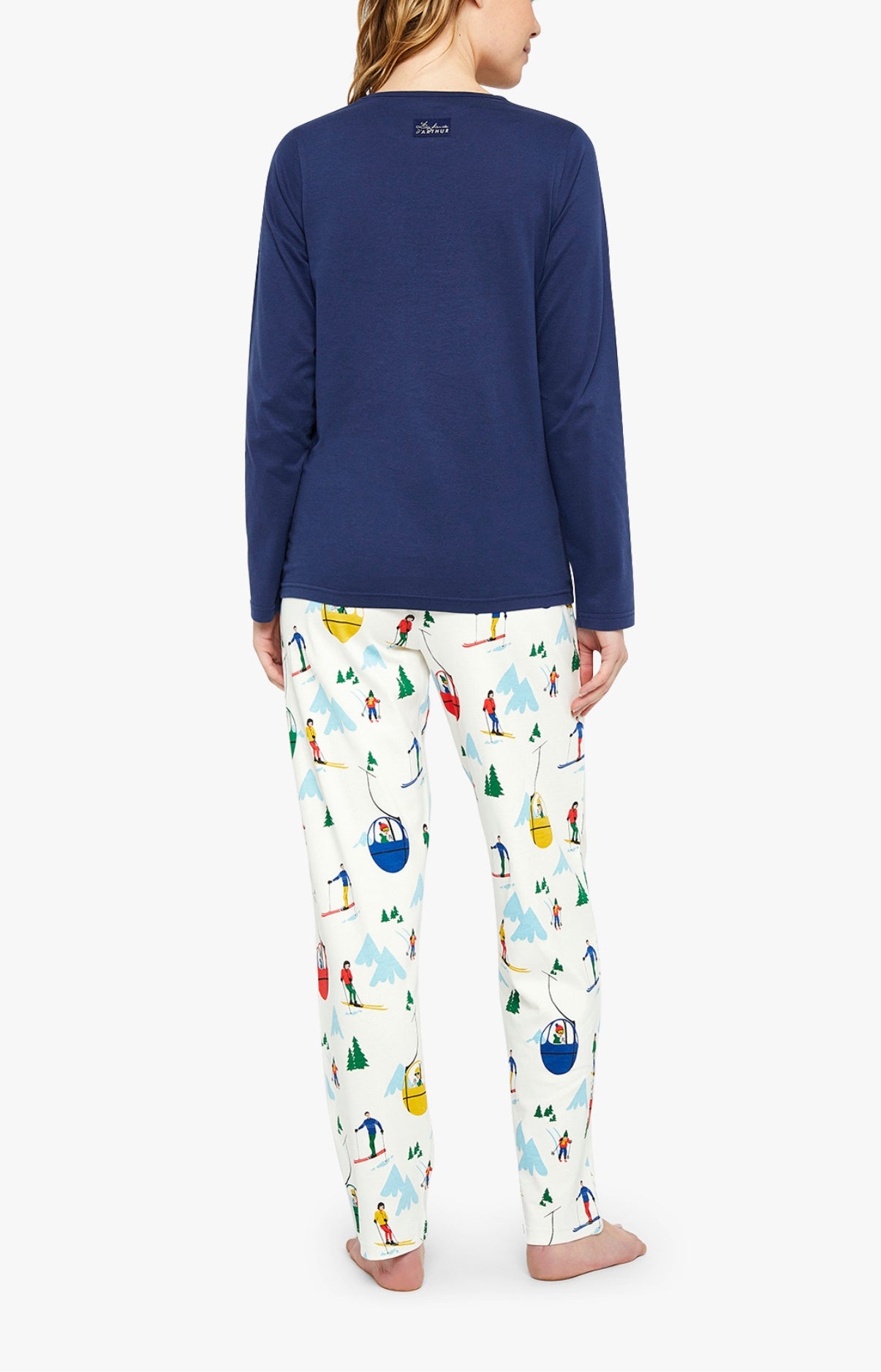 arthur-bob-pyjama-mont-pyjama-blanc-coton-bio-femme image 5