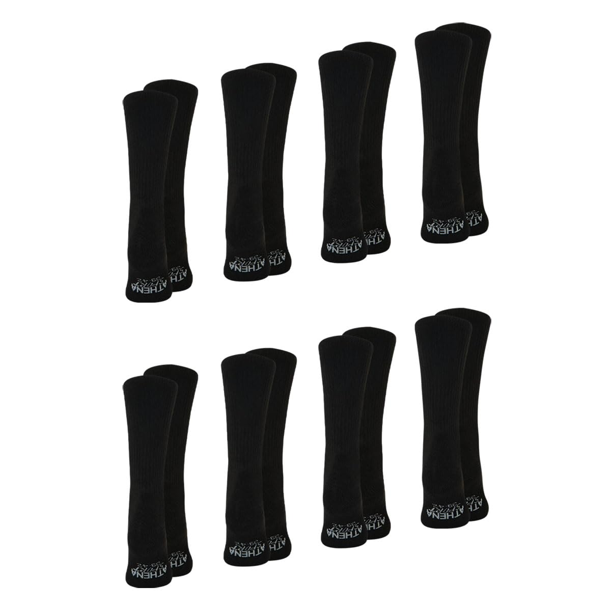 athena-odor-control-mi-chaussettes-homme-lot-8-noir-43-46 image 2