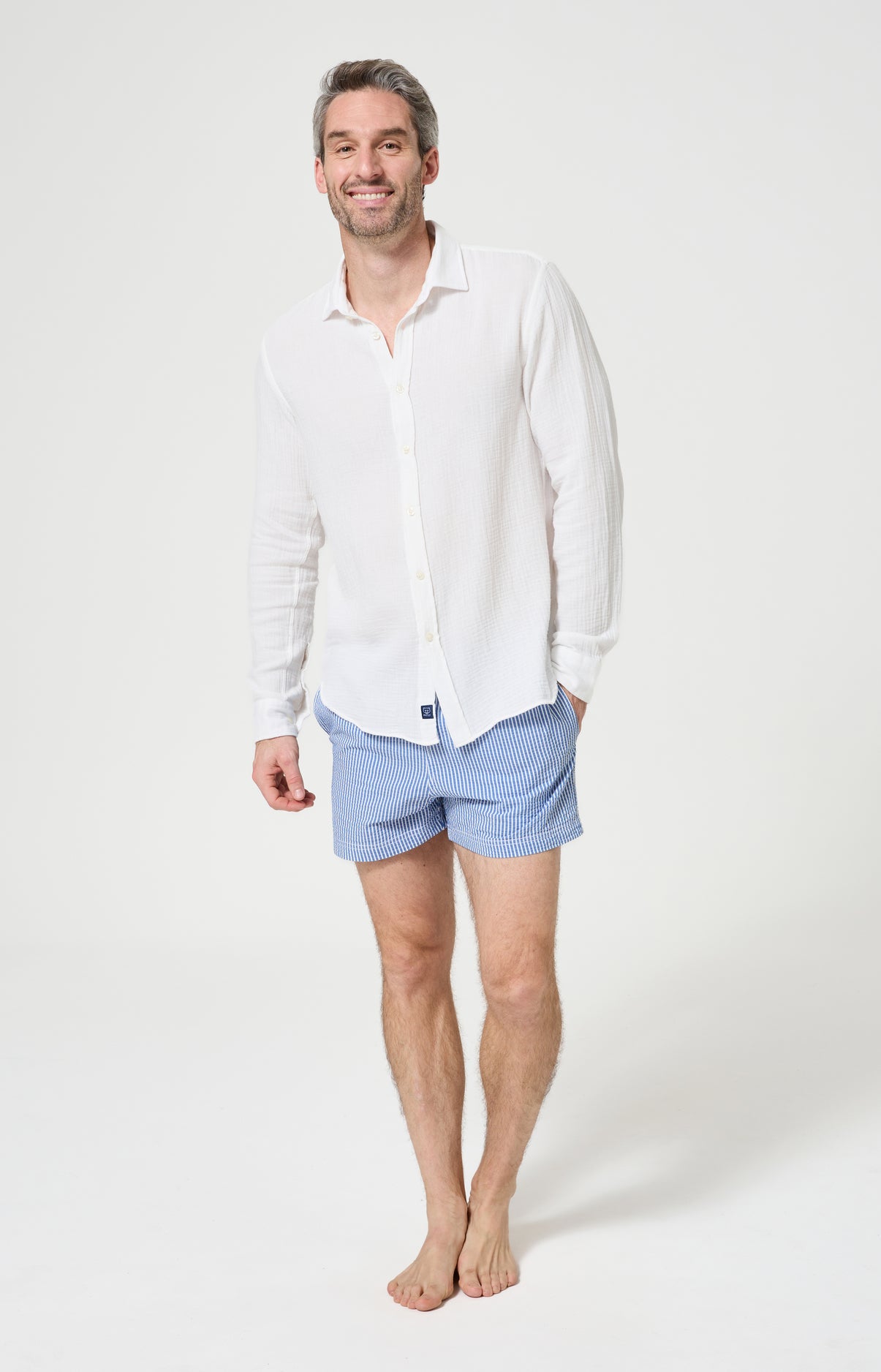 arthur-white-chemise-gaze-coton-homme-blanc image 4