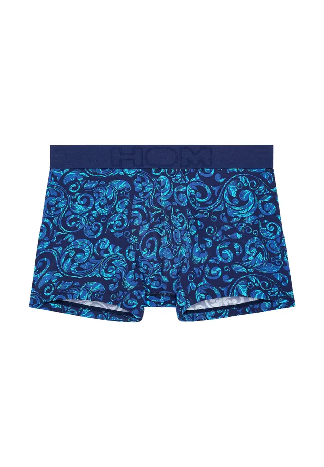 hom-brian-boxer-homme-bleu-imprim-floral-microfibre image 1