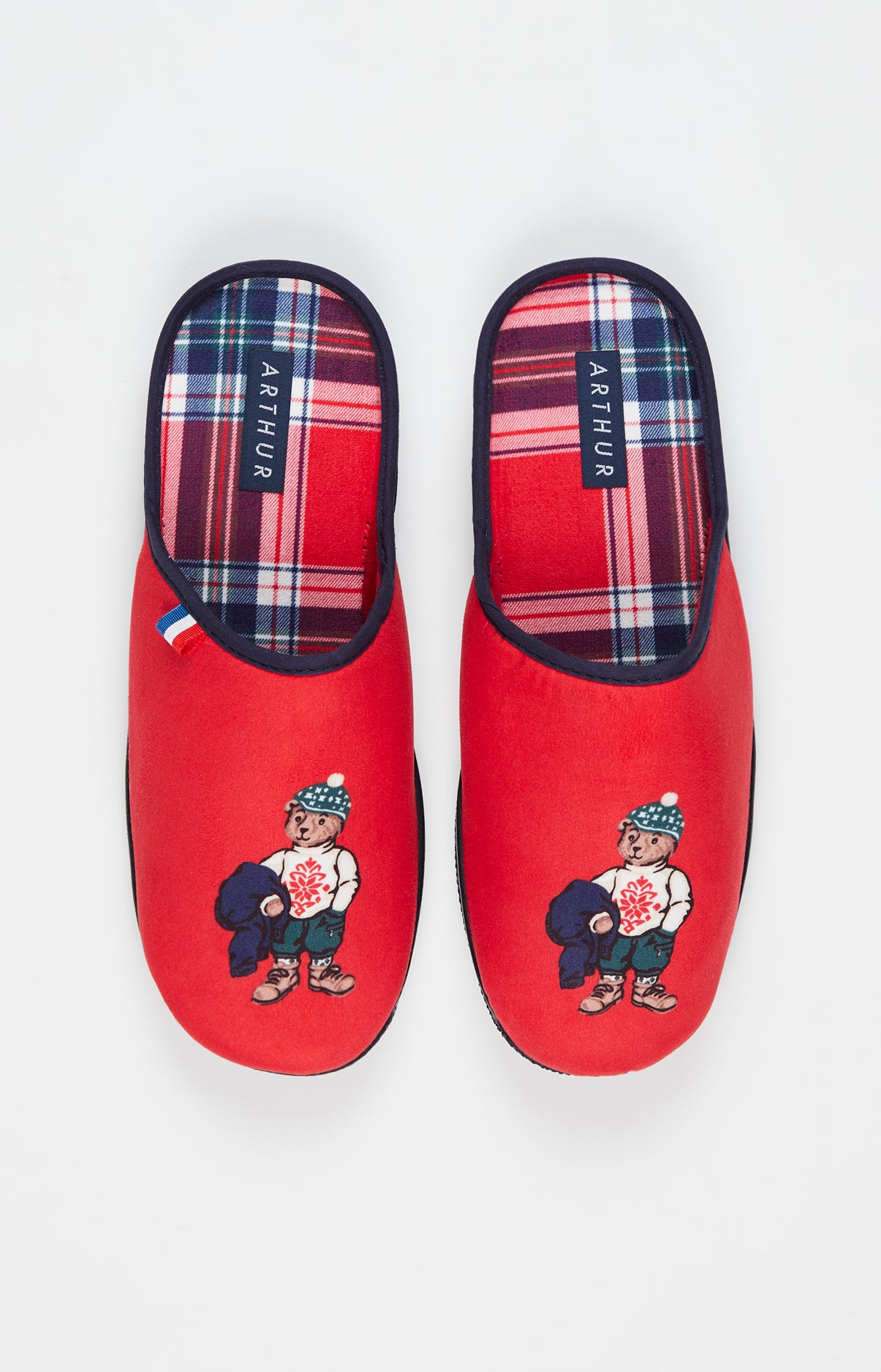arthur-bob-logan-mules-homme-rouge-40-41-teddy-chaud image 2