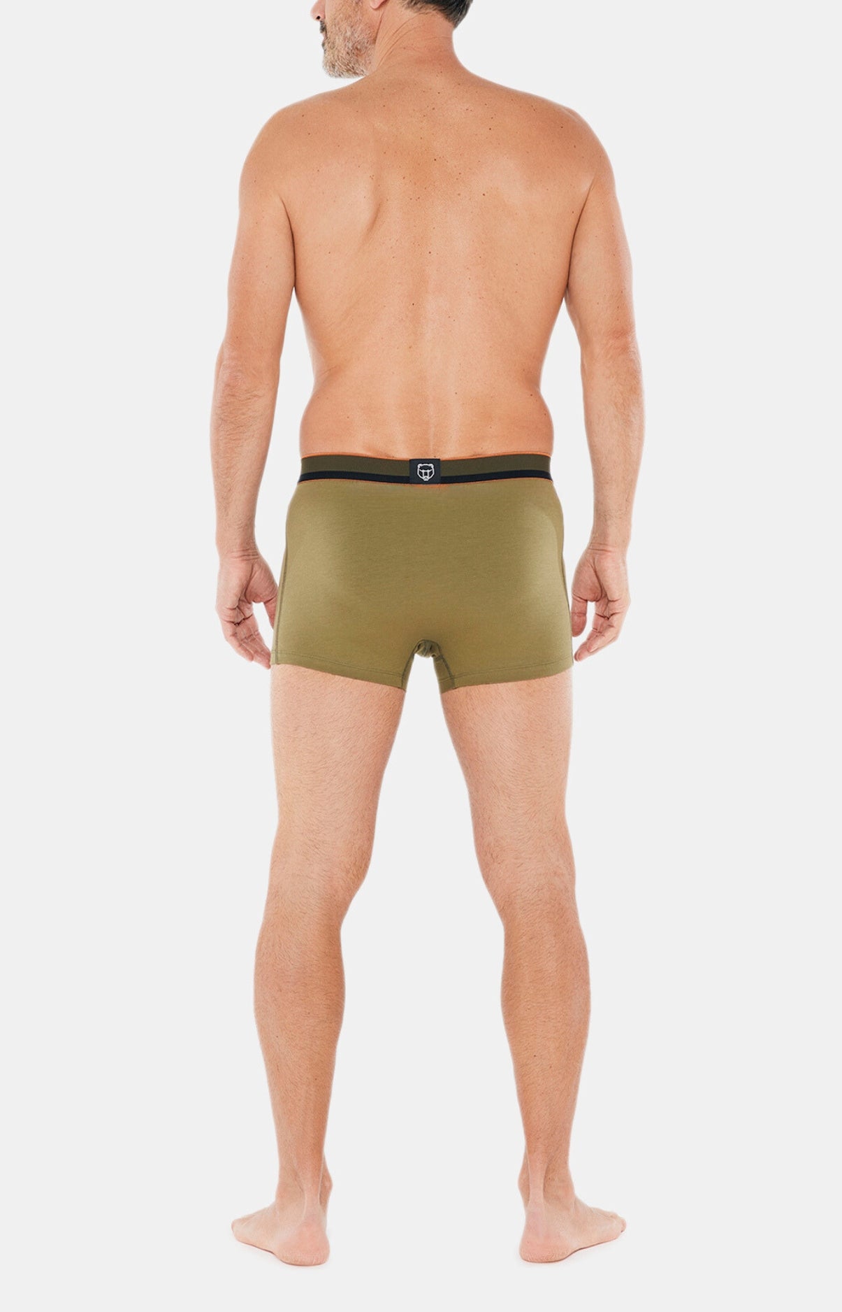 arthur-bob-boxer-slipp-coton-bio-homme-kaki image 2
