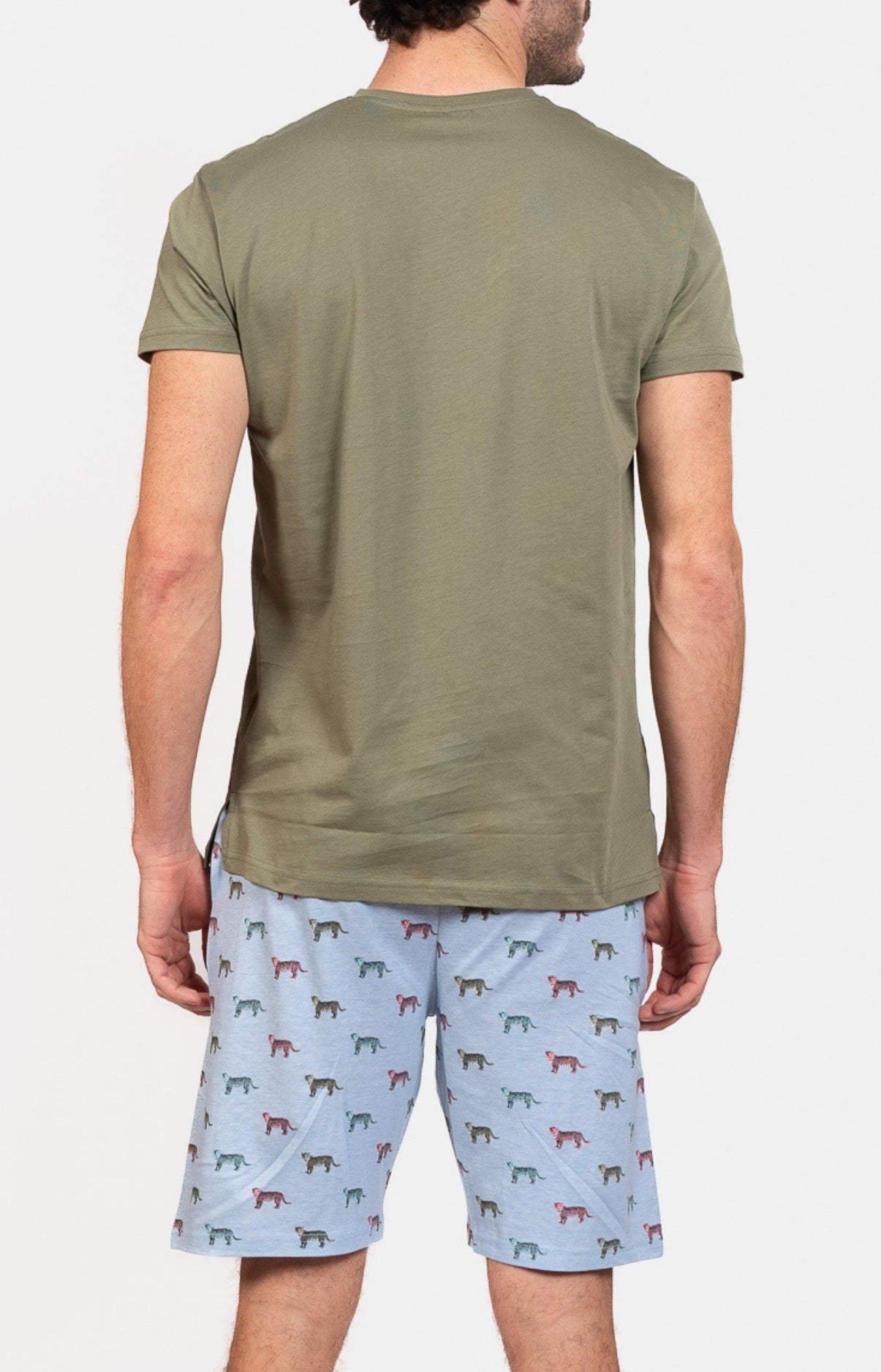 arthur-bob-pyjashort-gu-pard-pyjama-homme-ciel-coton image 6