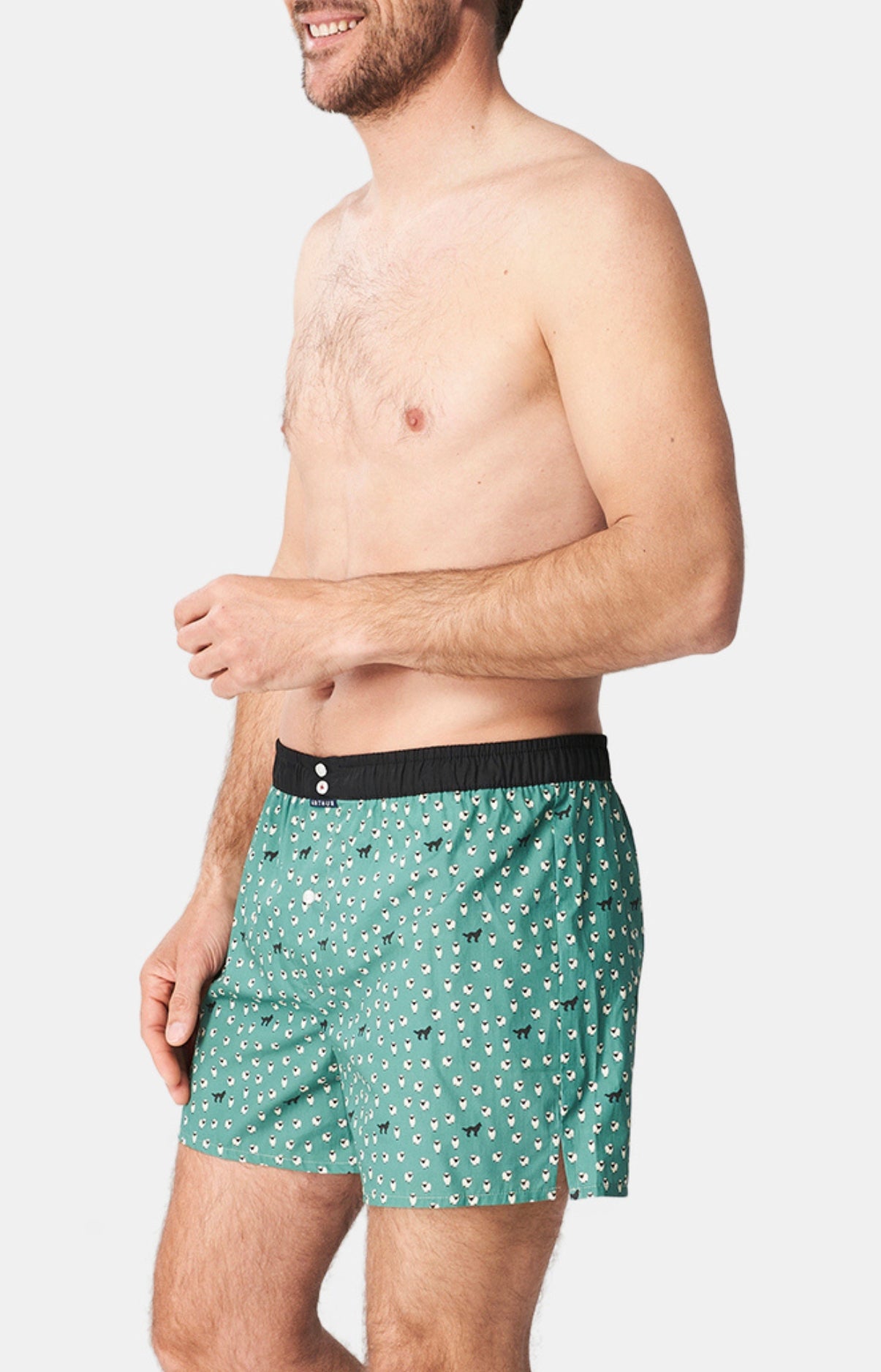 arthur-le-club-1134-cale-on-vert-coton-bio image 4
