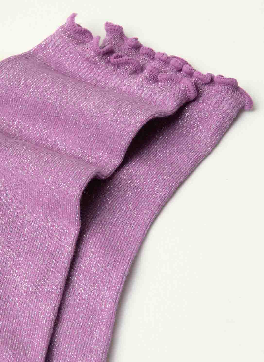 archiduchesse-fantaisie-collerettes-lilas-p-tillante-chaussettes-36-41-lurex image 5