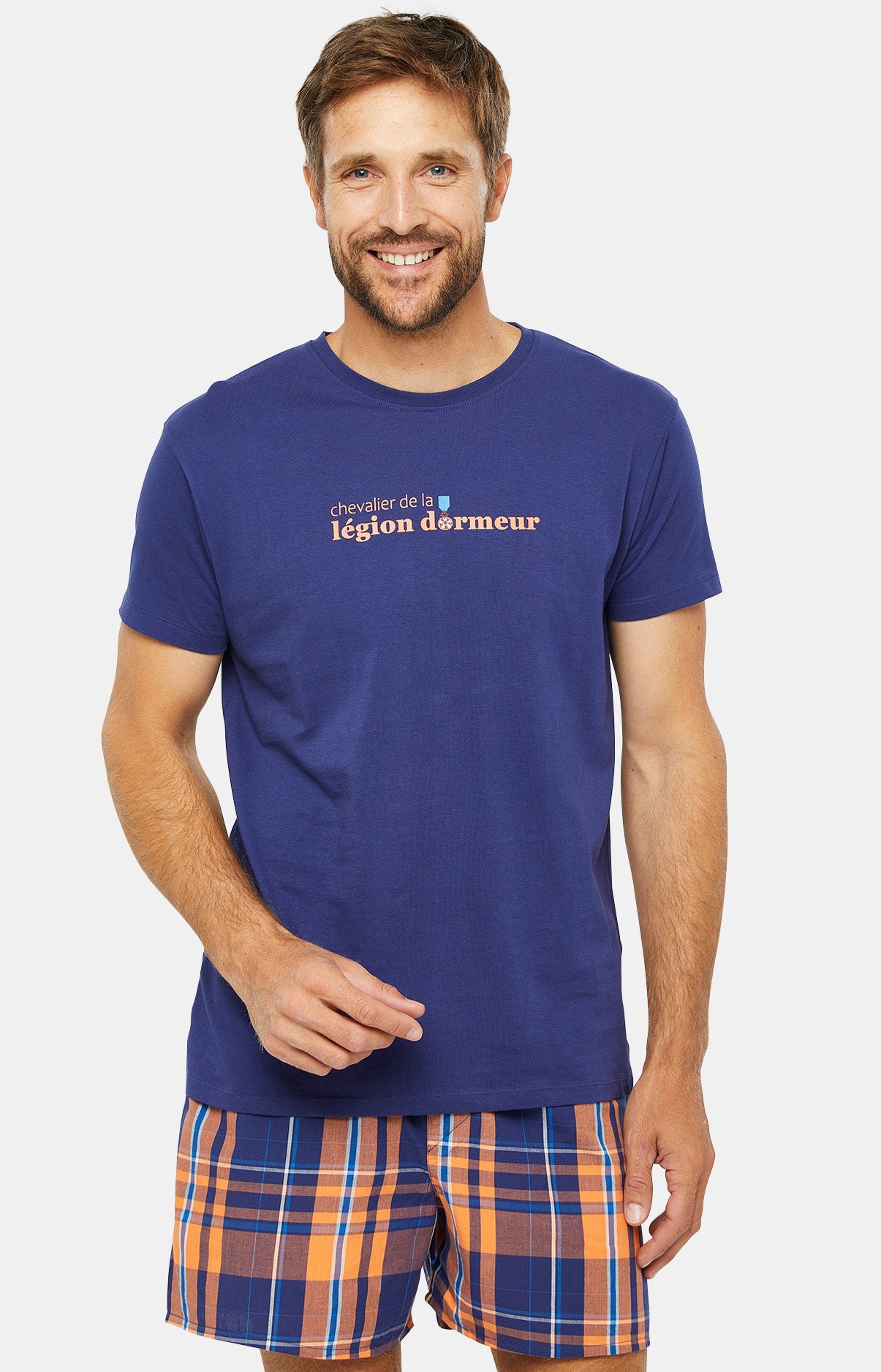 arthur-bob-pyjam-ricain-legion-dormeur-pyjama-orange-l image 4