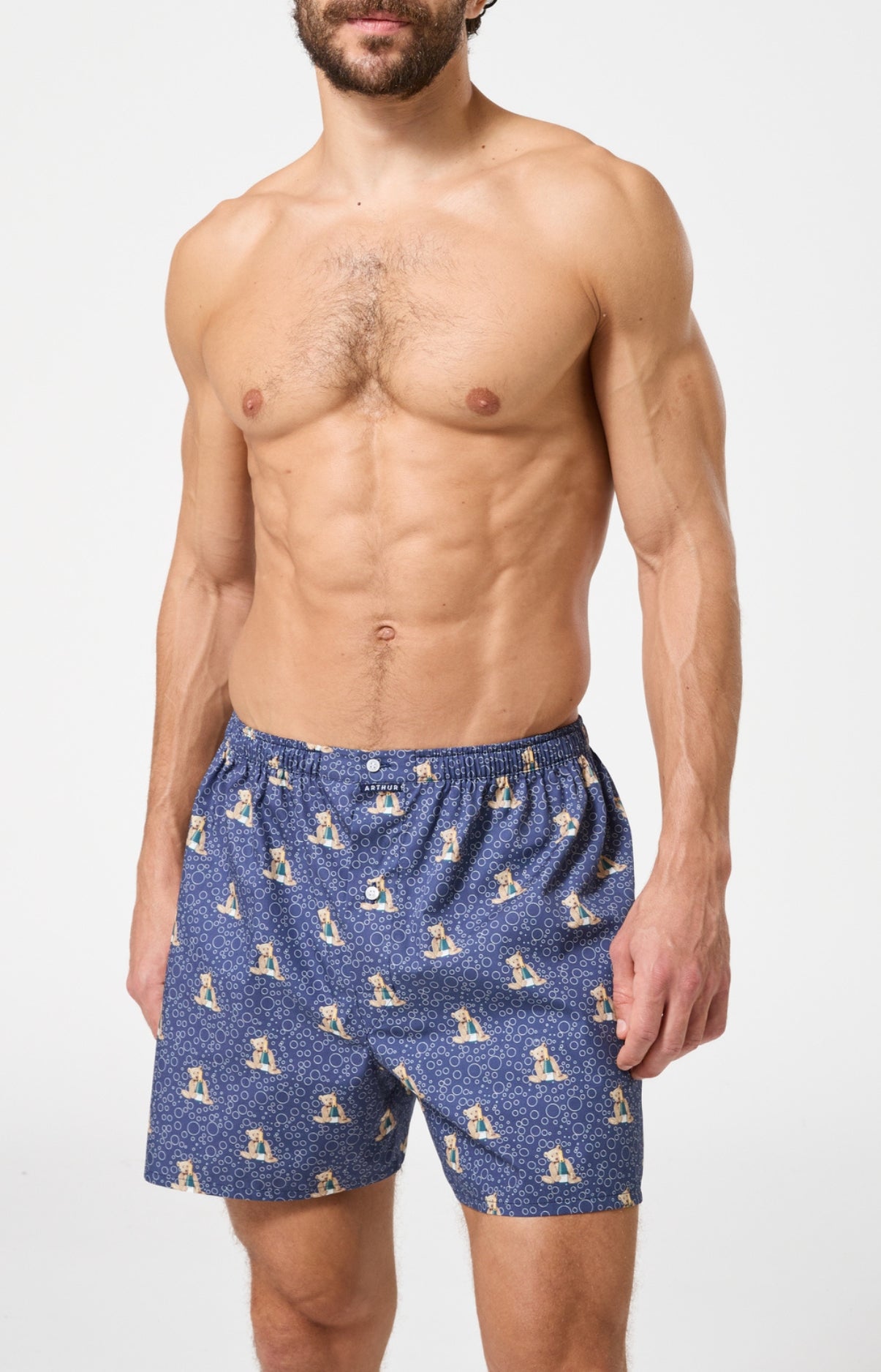 arthur-le-club-noctambulles-cale-on-marine-coton-bio image 2