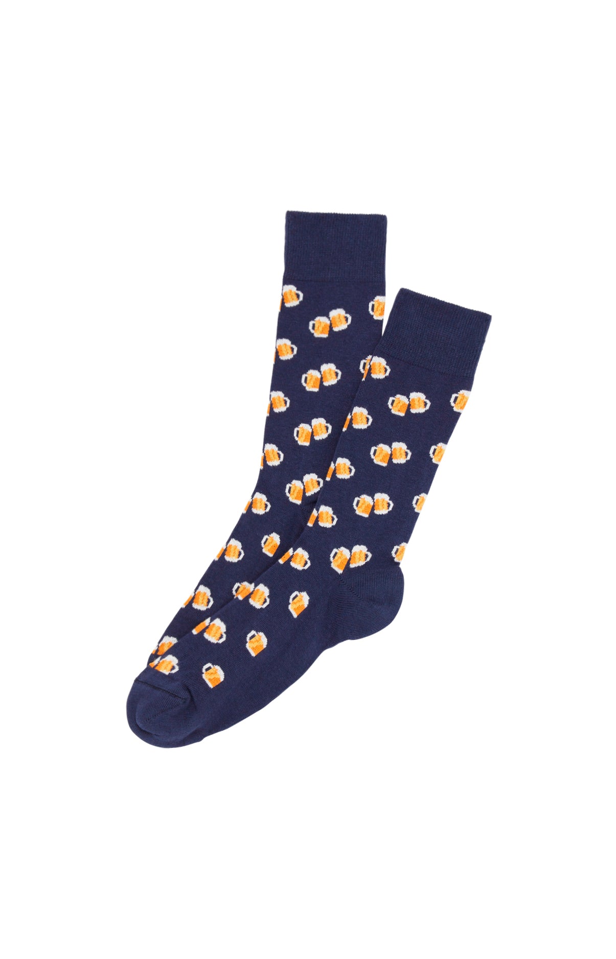 arthur-bob-chaussettes-coton-bio-sans-pression-marine-40-46 image 1