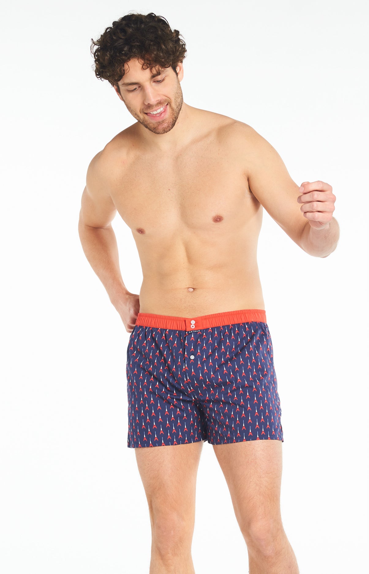 arthur-le-club-n-931-cale-on-homme-marine-coton-bio image 1