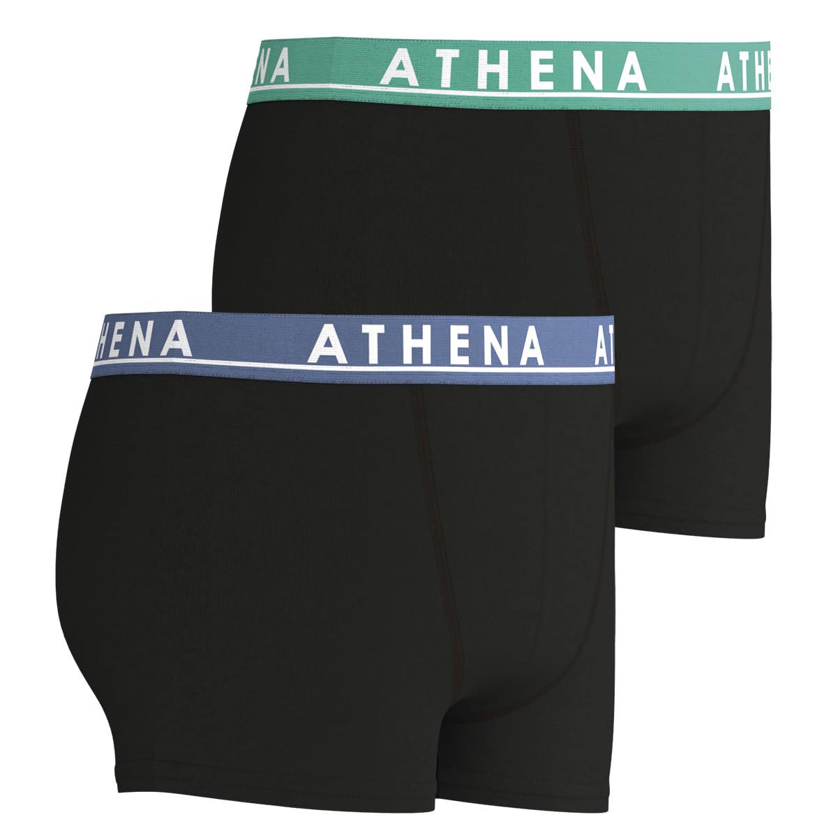athena-easy-color-lot-2-boxers-gar-on-noir-coton-stretch image 3