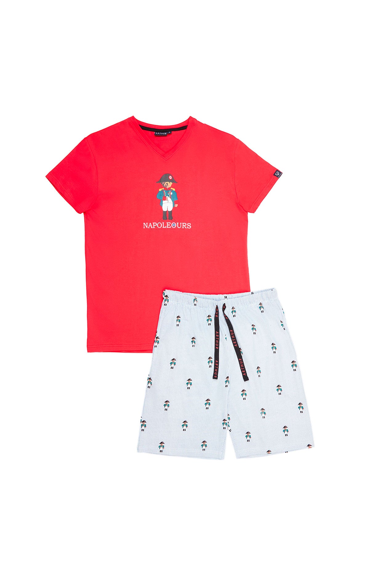 arthur-bob-napoleours-pyjashort-homme-denim-coton-bio image 3