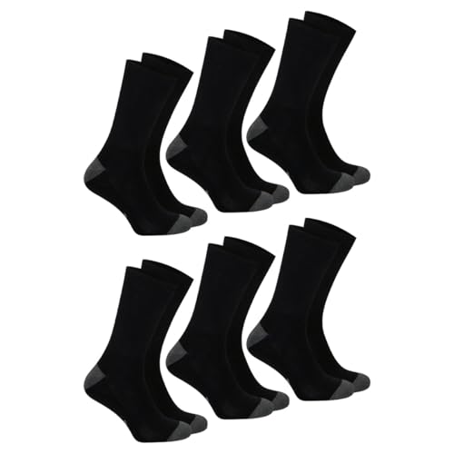 athena-ecopack-sport-mi-chaussettes-homme-noir-x6-43-46 image 7