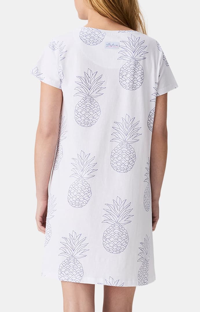 arthur-bob-ananas-chemise-de-nuit-blanc-coton-bio image 5