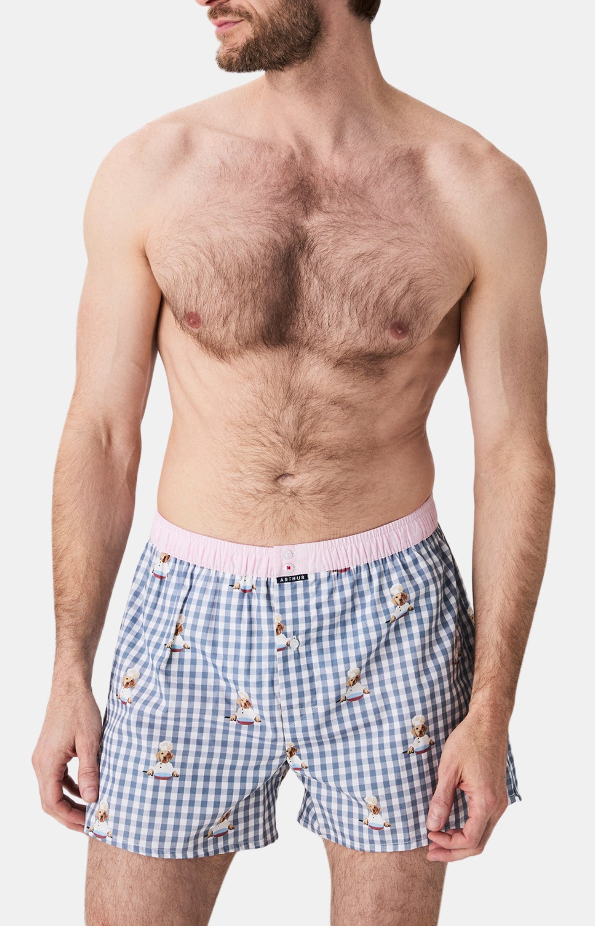 arthur-le-club-cale-on-n-1199-gris-vichy-coton-bio image 5