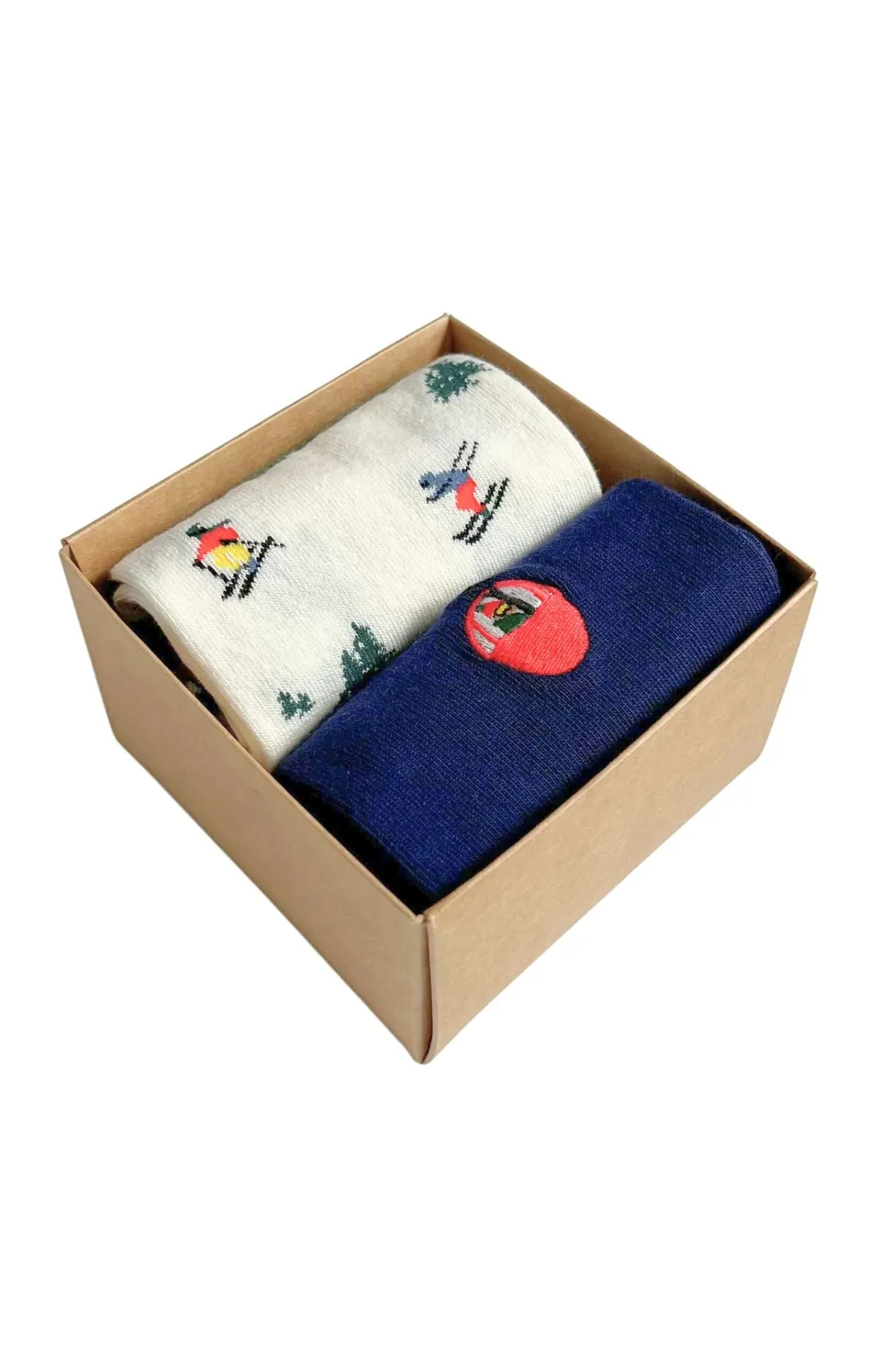 arthur-bob-th-lit-ski-chaussettes-coton-marine-40-46-lot-2 image 1