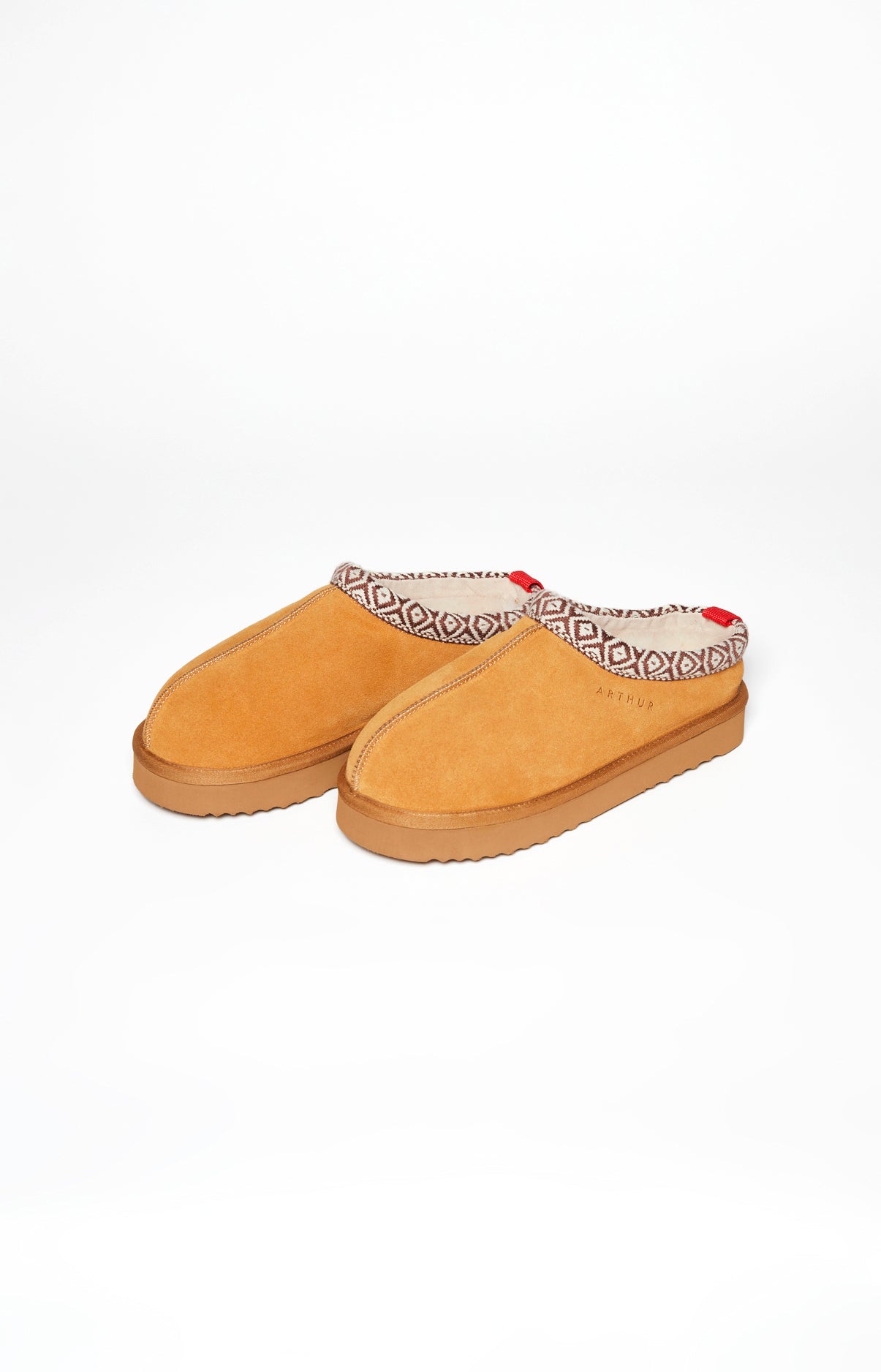 arthur-bob-laine-chaussons-camel-laine-mouton image 1