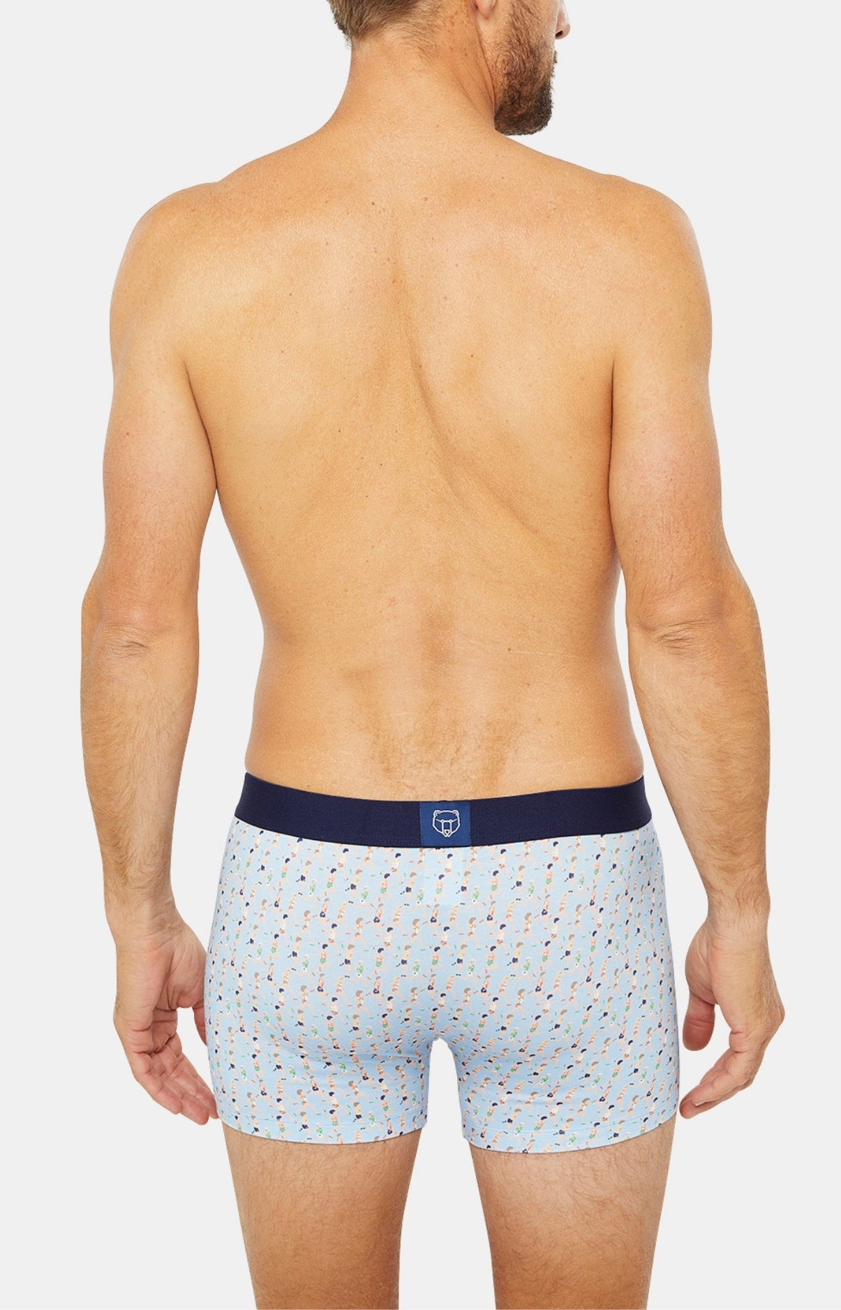 arthur-bob-marathon-boxer-homme-ciel-coton-bio image 5