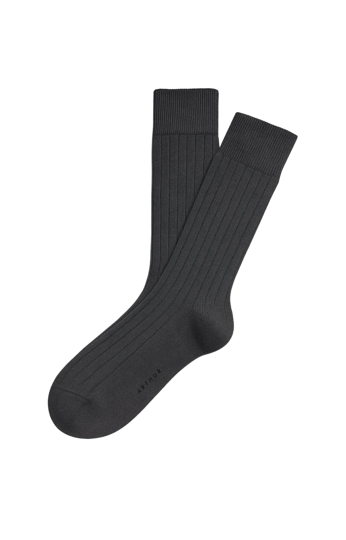arthur-bob-orage-chaussettes-laine-anthracite-m-rinos image 1