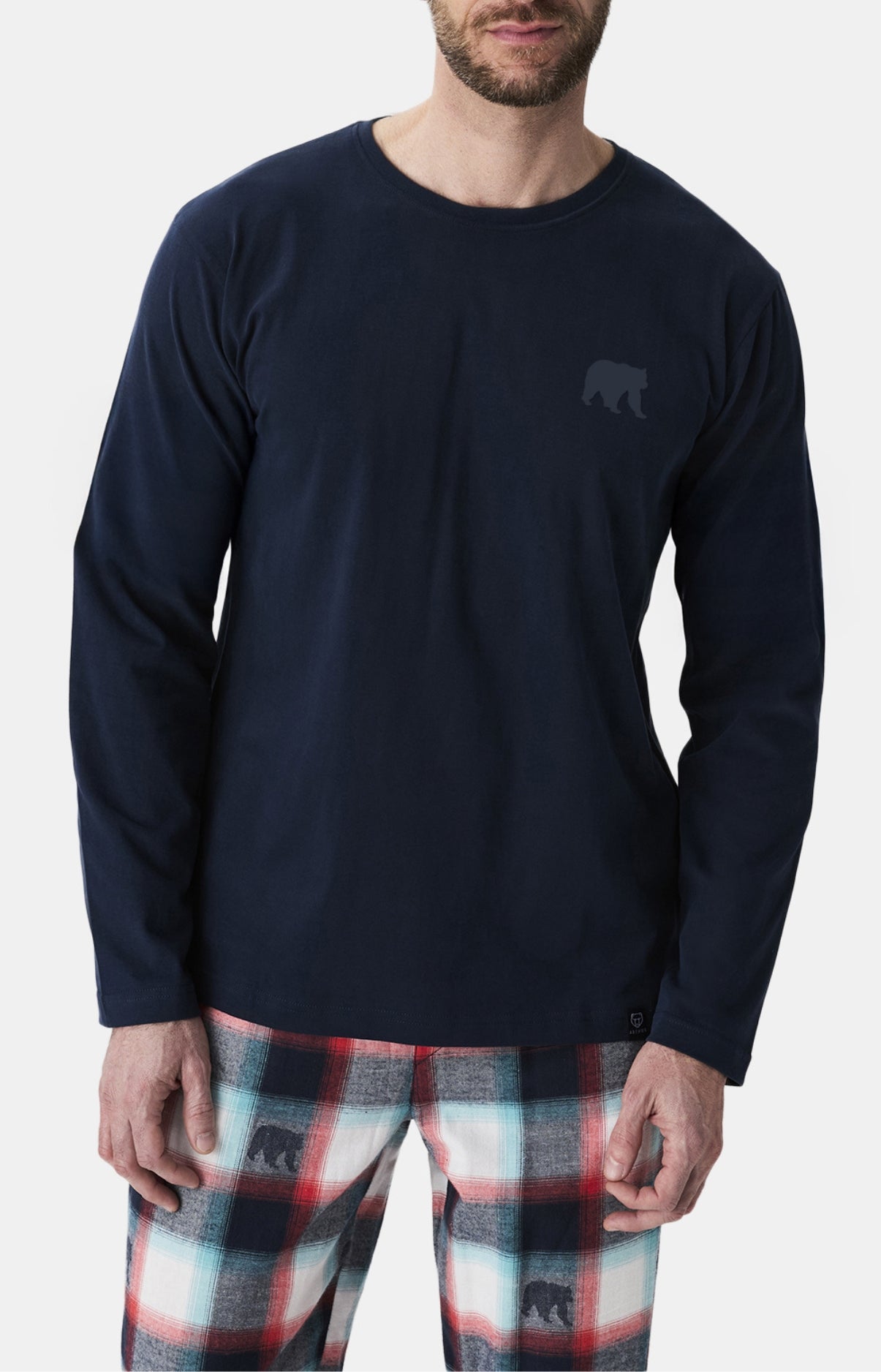 arthur-bob-bear-pyjama-ours-flanelle-multicolore-chaud image 2