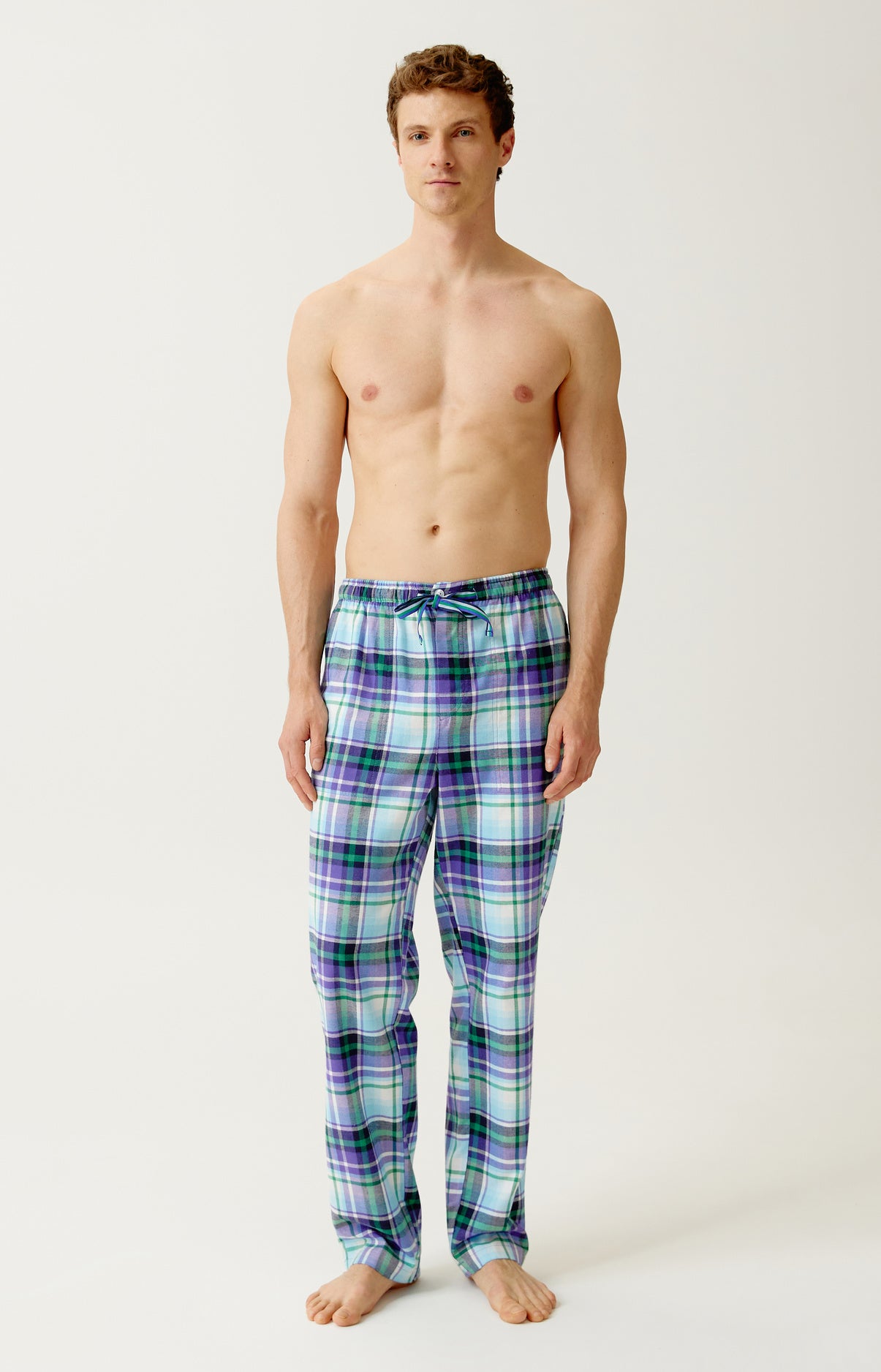 arthur-bob-adam-pantalon-pyjama-flanelle-vert image 1