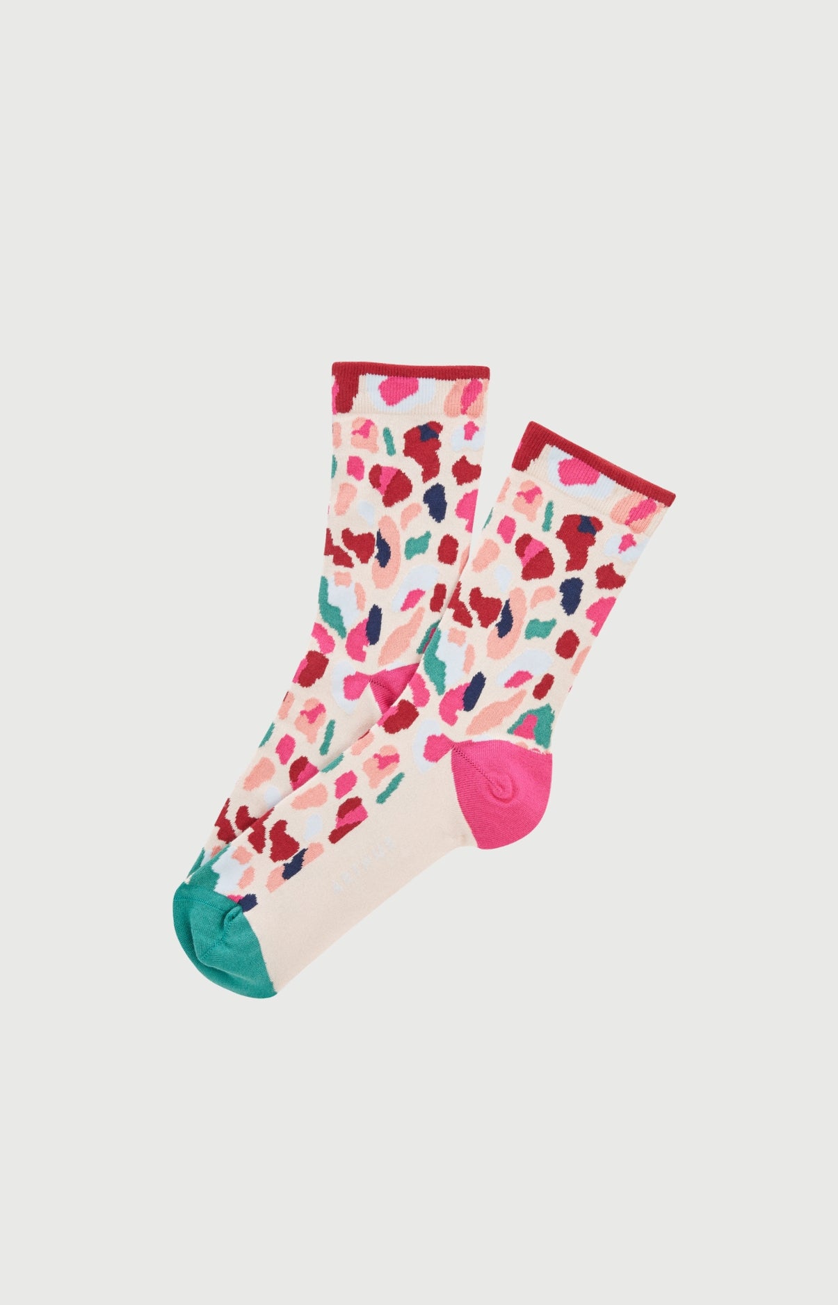 arthur-bob-l-opoldine-chaussettes-multicolore-coton-l-opard image 1