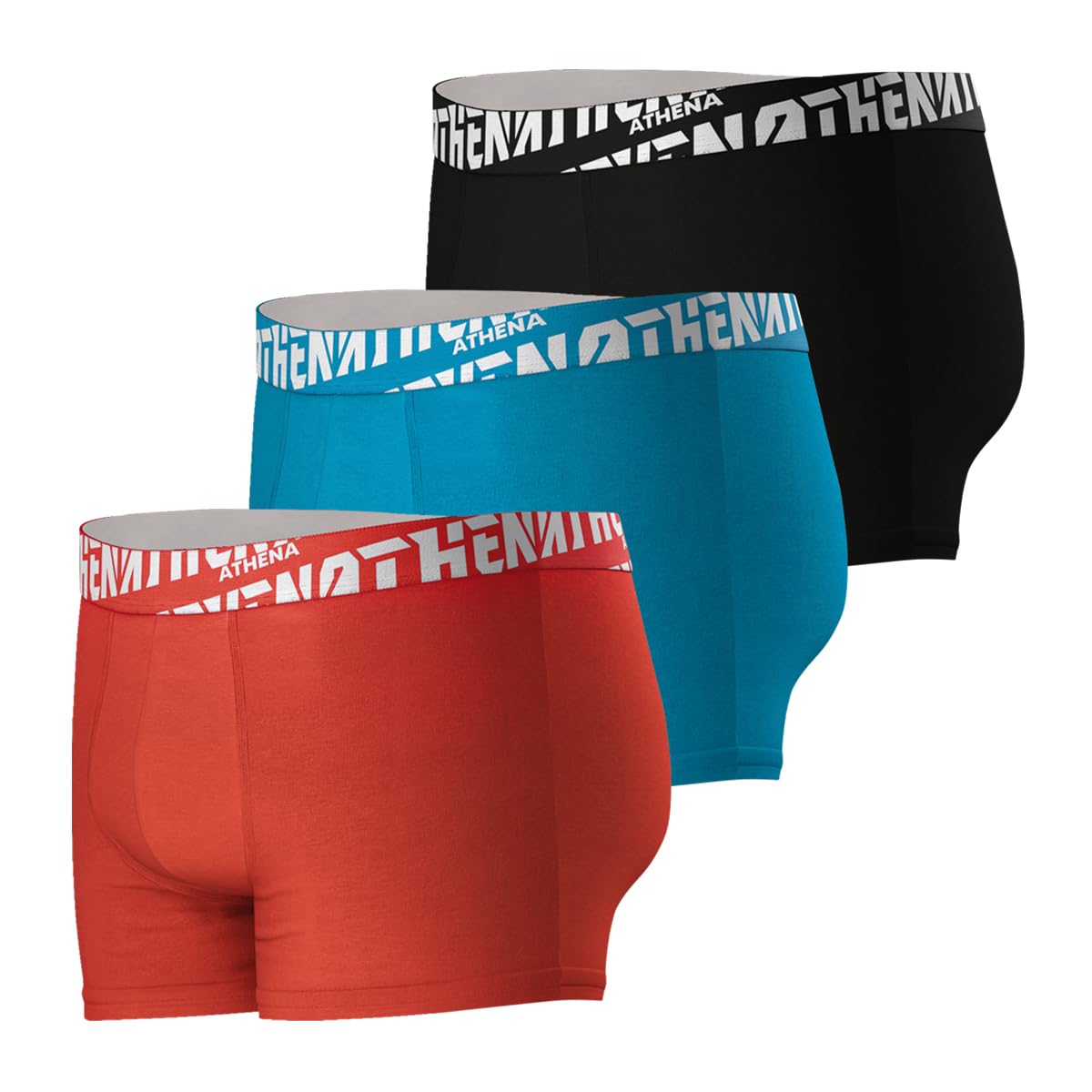 athena-easy-sport-lot-3-boxers-homme-noir-microfibre-sport image 2