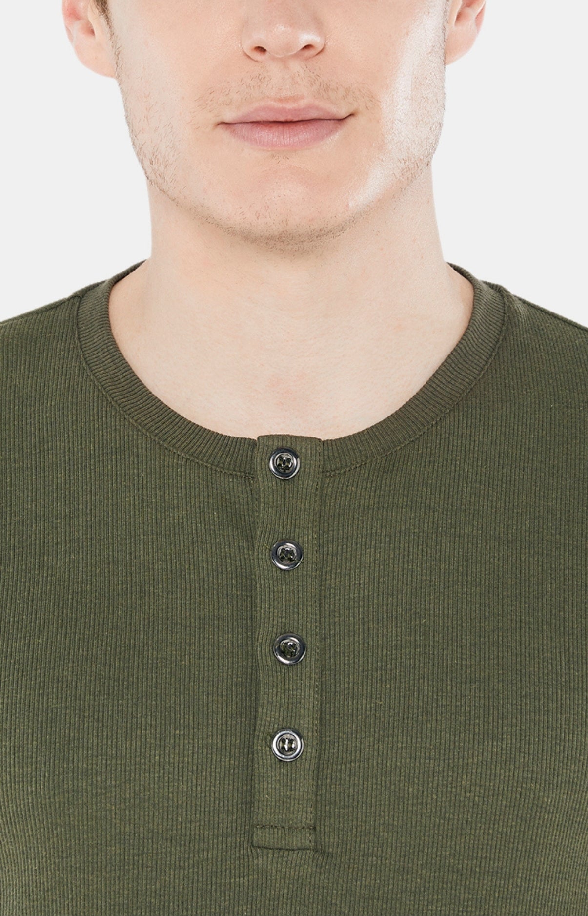 arthur-bob-kaki-tee-shirt-manches-longues-coton-homme image 2