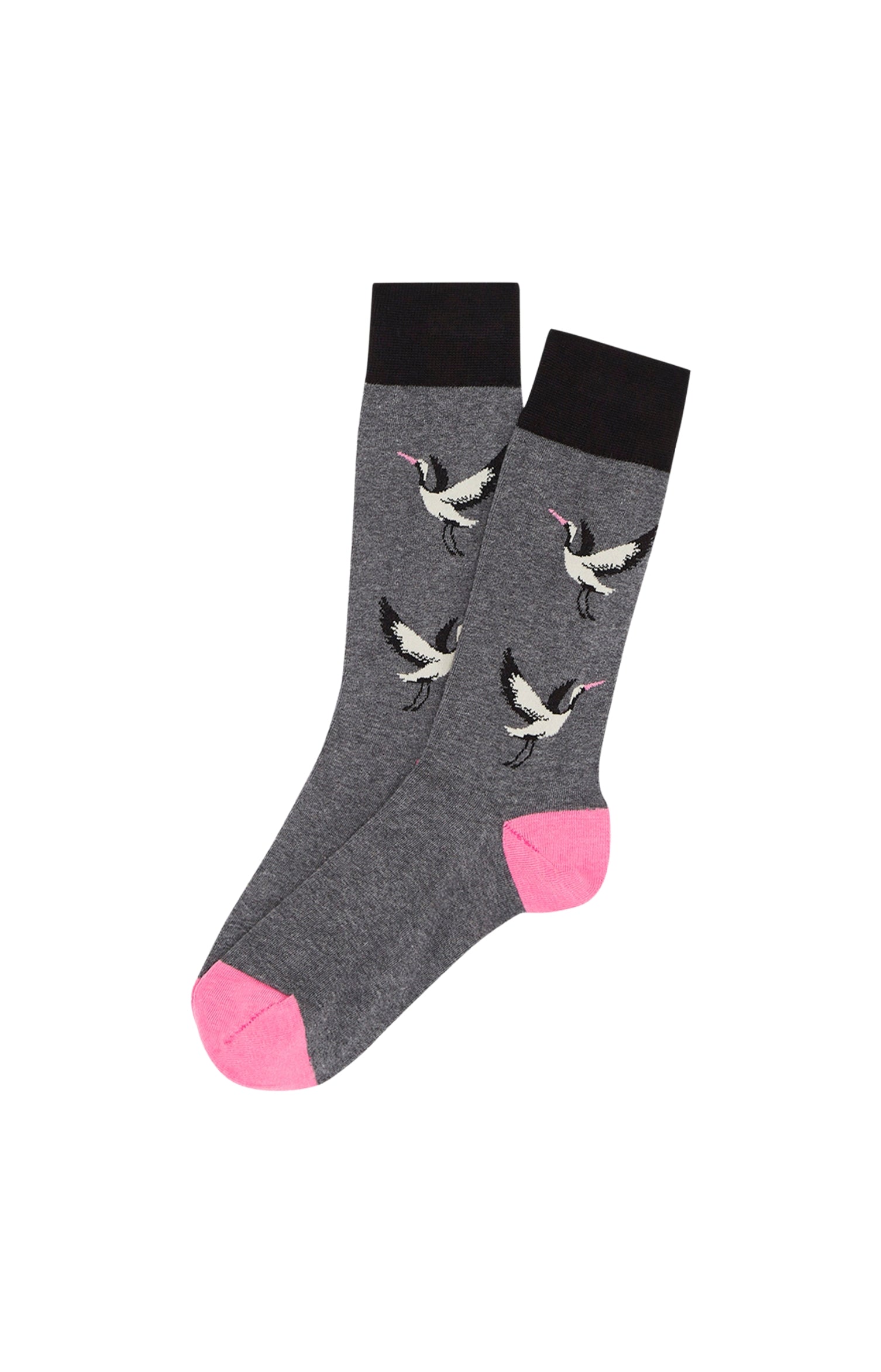 arthur-bob-birdie-gris-chaussettes-coton-bio-homme-40-46 image 1