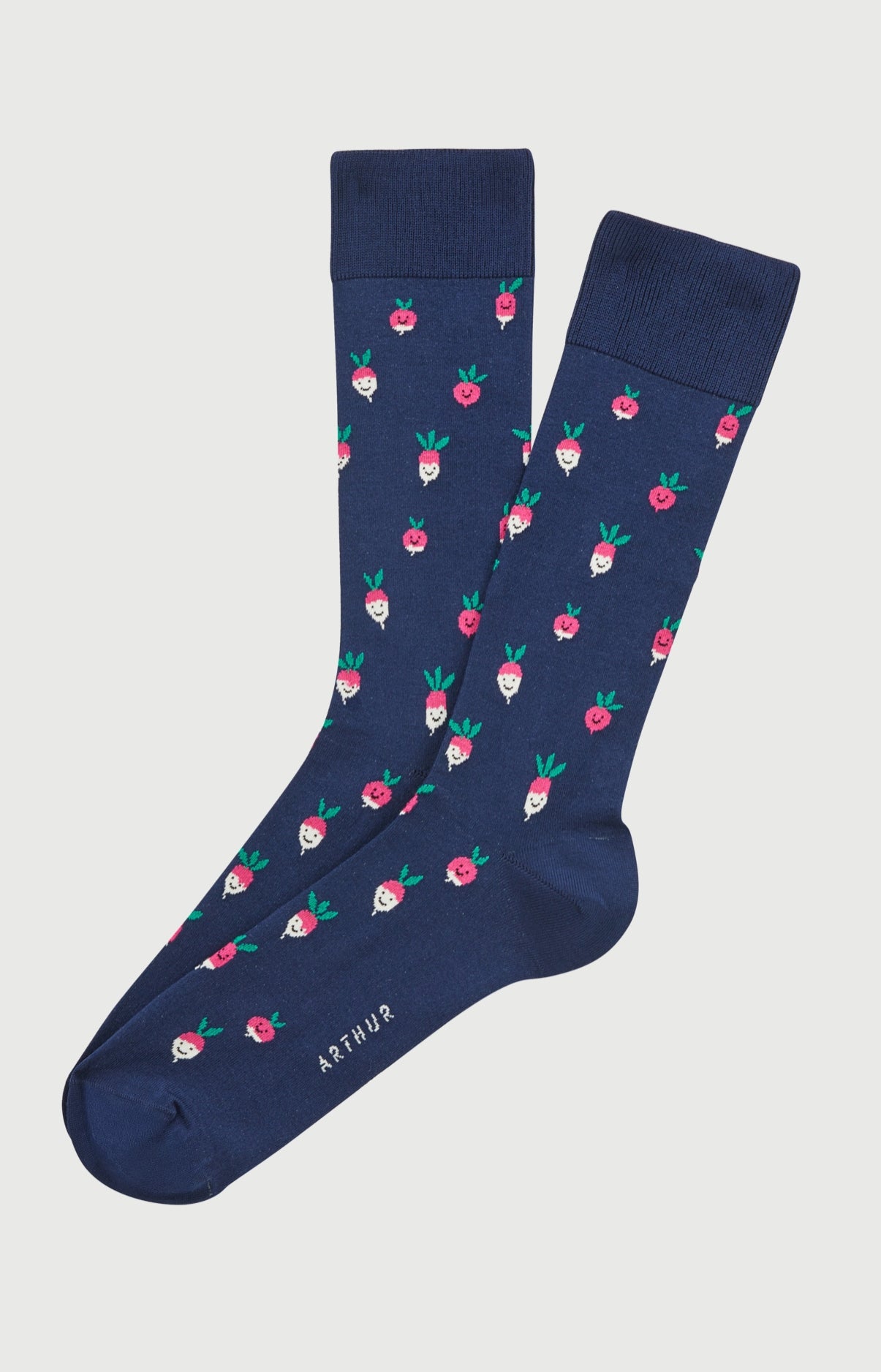 arthur-bob-chaussettes-radis-coton-homme-marine-40-46 image 1