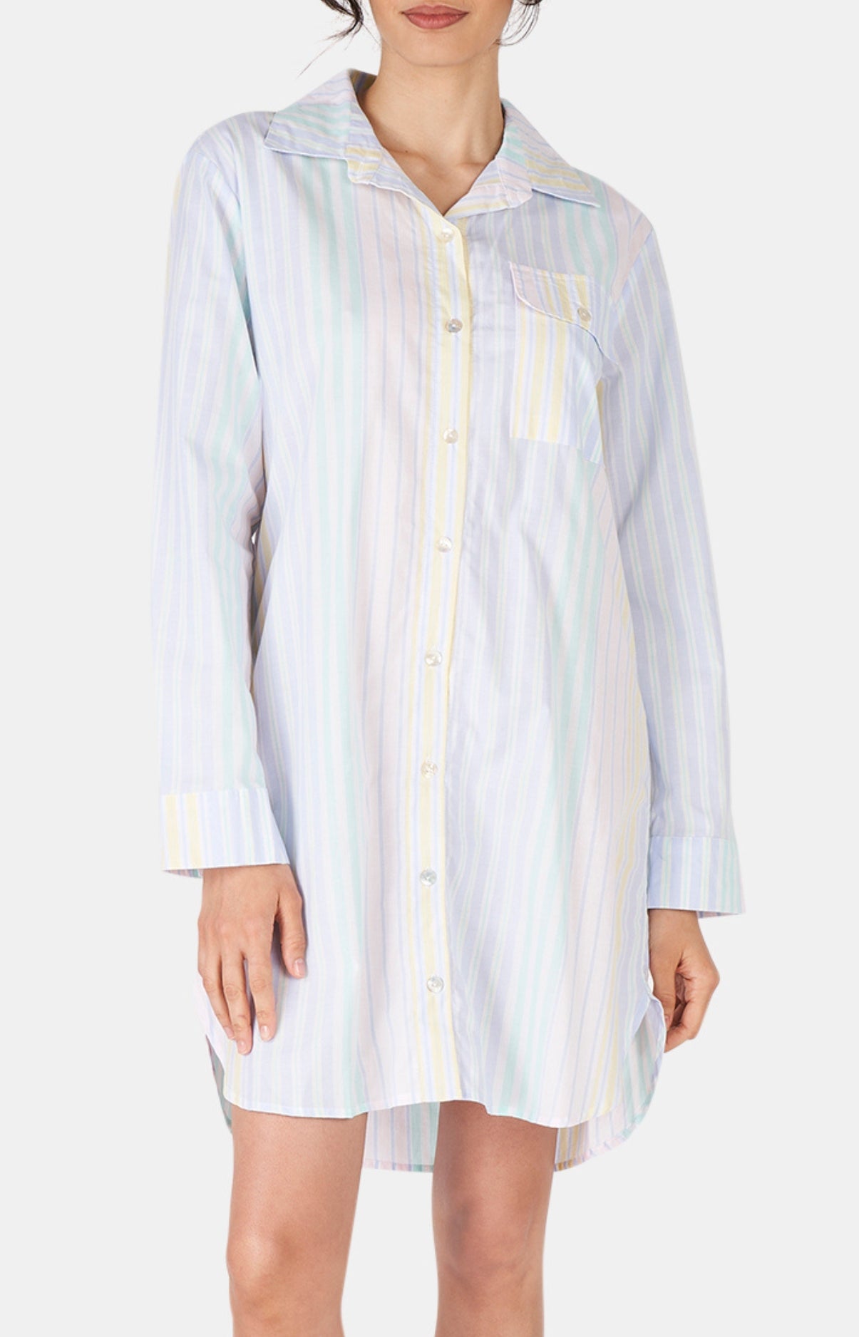 arthur-bob-dolce-vita-robe-chemise-multicolore-rayures image 1