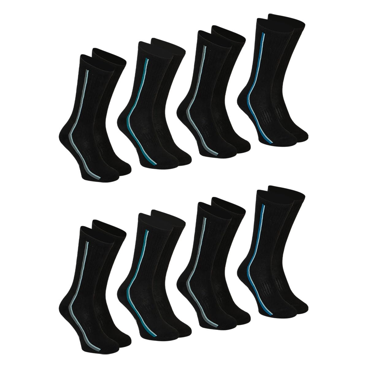athena-odor-control-mi-chaussettes-homme-lot-8-noir-43-46 image 1