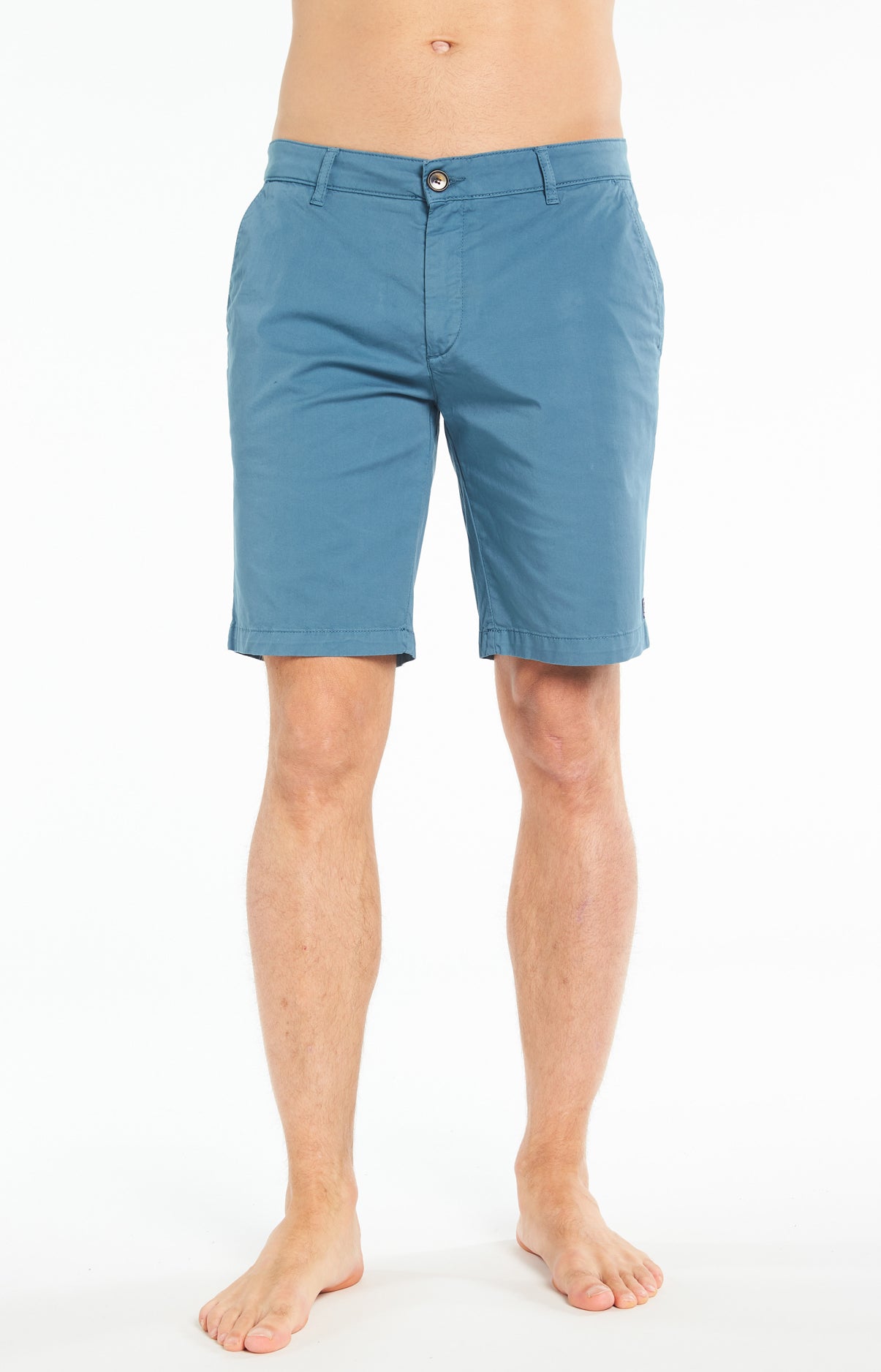 arthur-bob-duck-bermuda-homme-bleu-coton-uni image 2