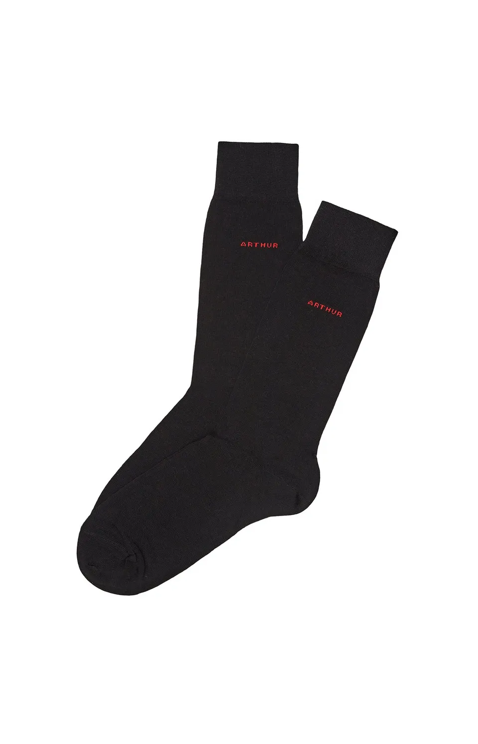 arthur-bob-unies-chaussettes-homme-noir-40-46 image 1