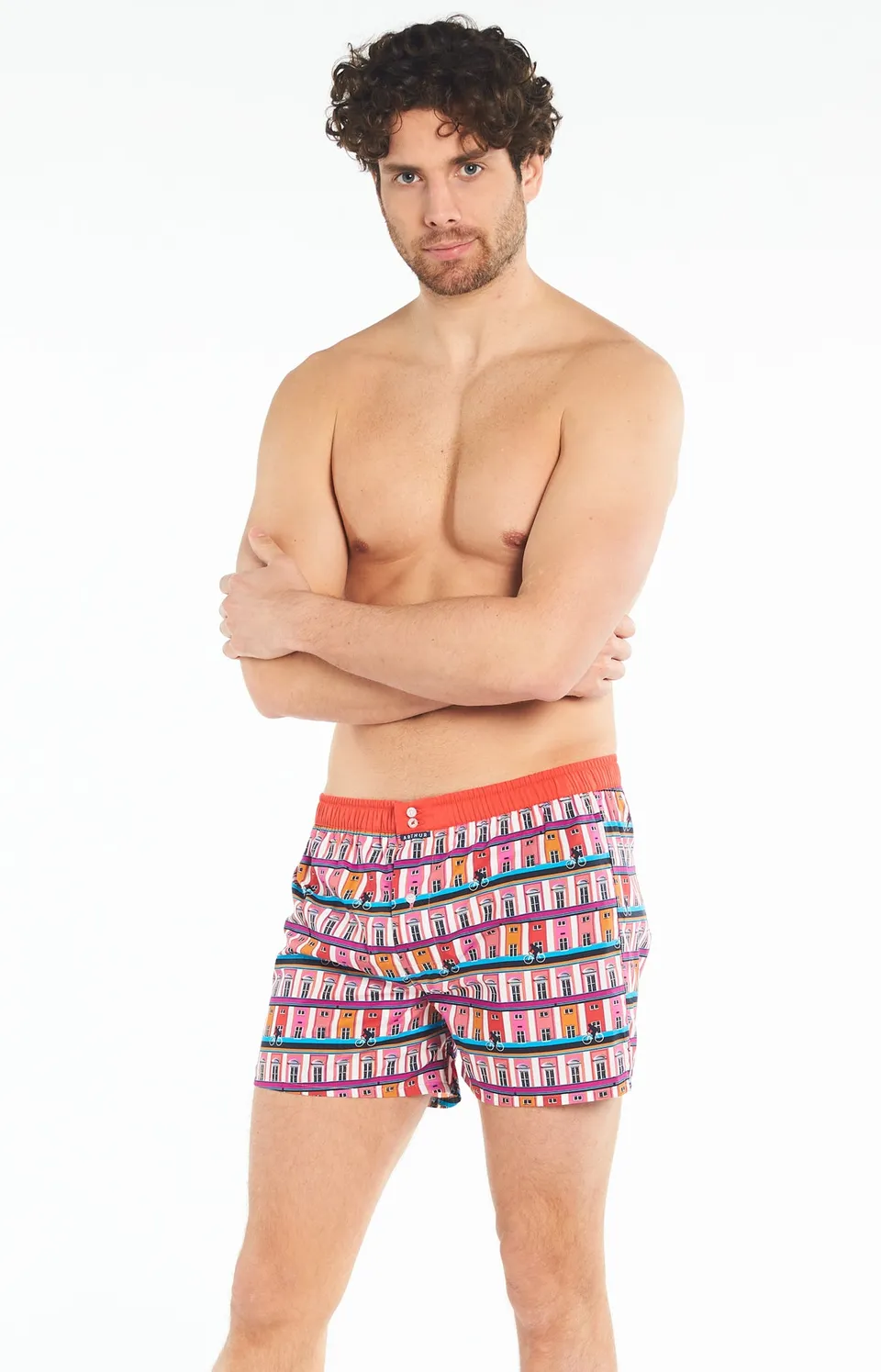arthur-le-club-n-938-cale-on-homme-multicolore-coton-bio image 1