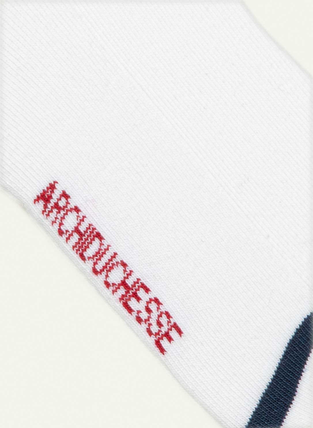 archiduchesse-bouclette-ray-e-marine-et-rouge-chaussettes-sport-blanc image 4