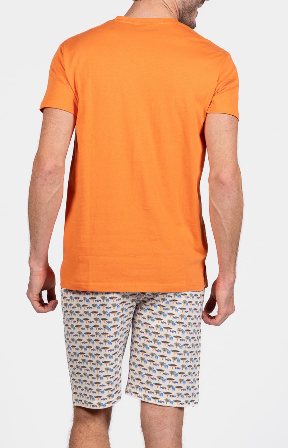 arthur-bob-pyjashort-savane-ecru-l-jersey-coton image 6