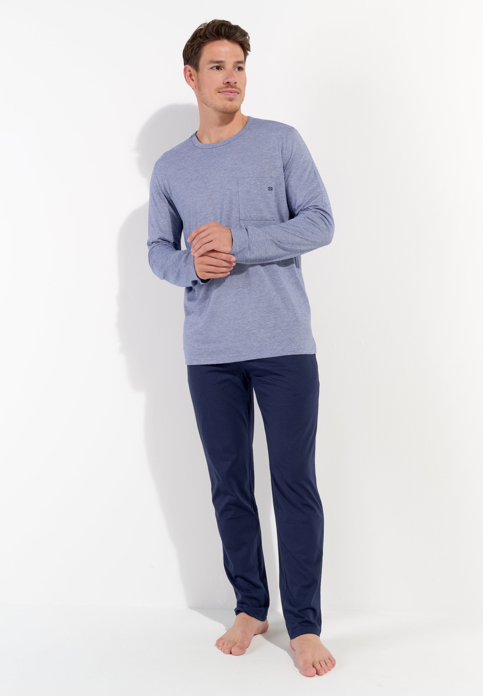 hom-modal-comfort-pyjama-long-homme-marine-l image 2
