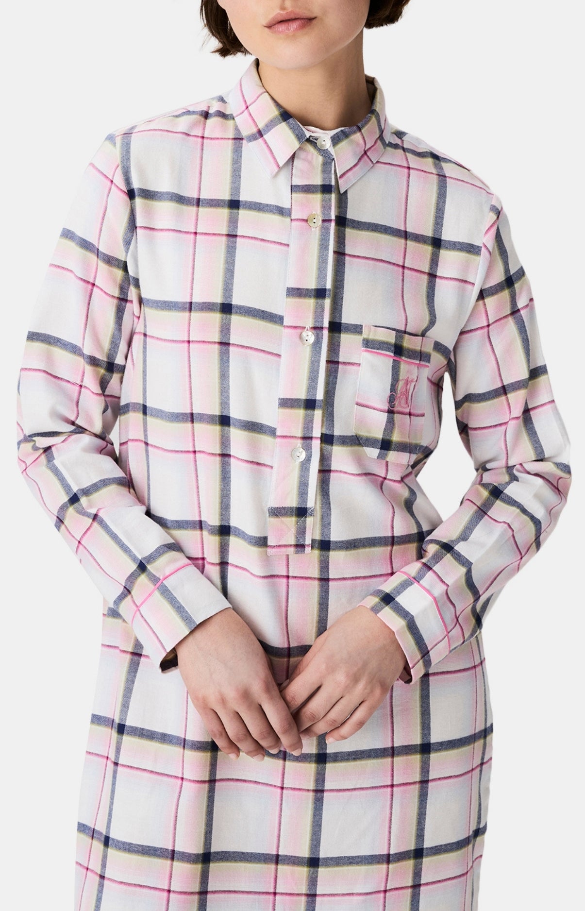 arthur-bob-lola-chemise-de-nuit-rose-flanelle image 2