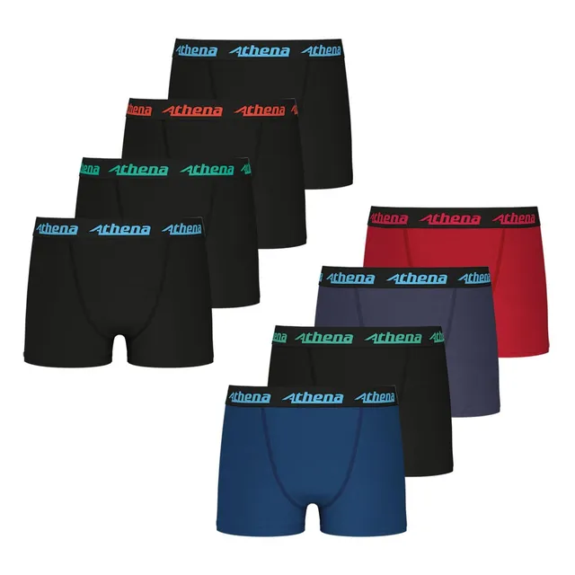 athena-my-petit-prix-lot-8-boxers-gar-on-12-ans-coton image 1