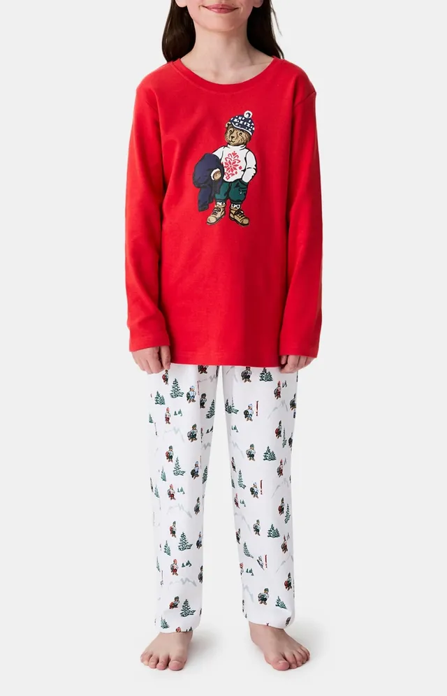 arthur-bob-mount-pyjama-enfant-blanc-coton-manches-longues image 1