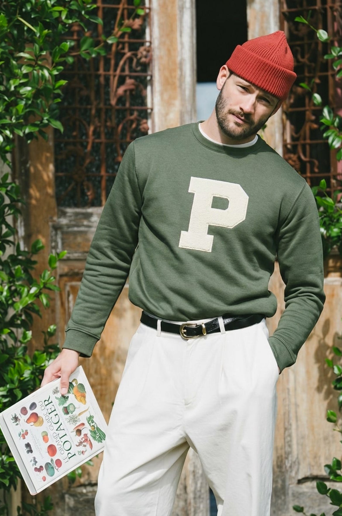 p-trone-sweat-college-pull-r-confortant-bleu-marine-m image 2