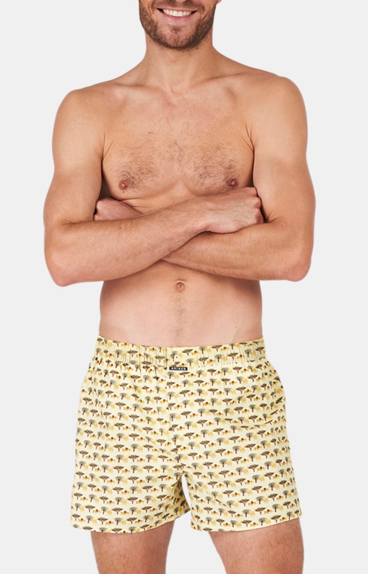 arthur-le-club-savane-cale-on-homme-jaune-coton image 2