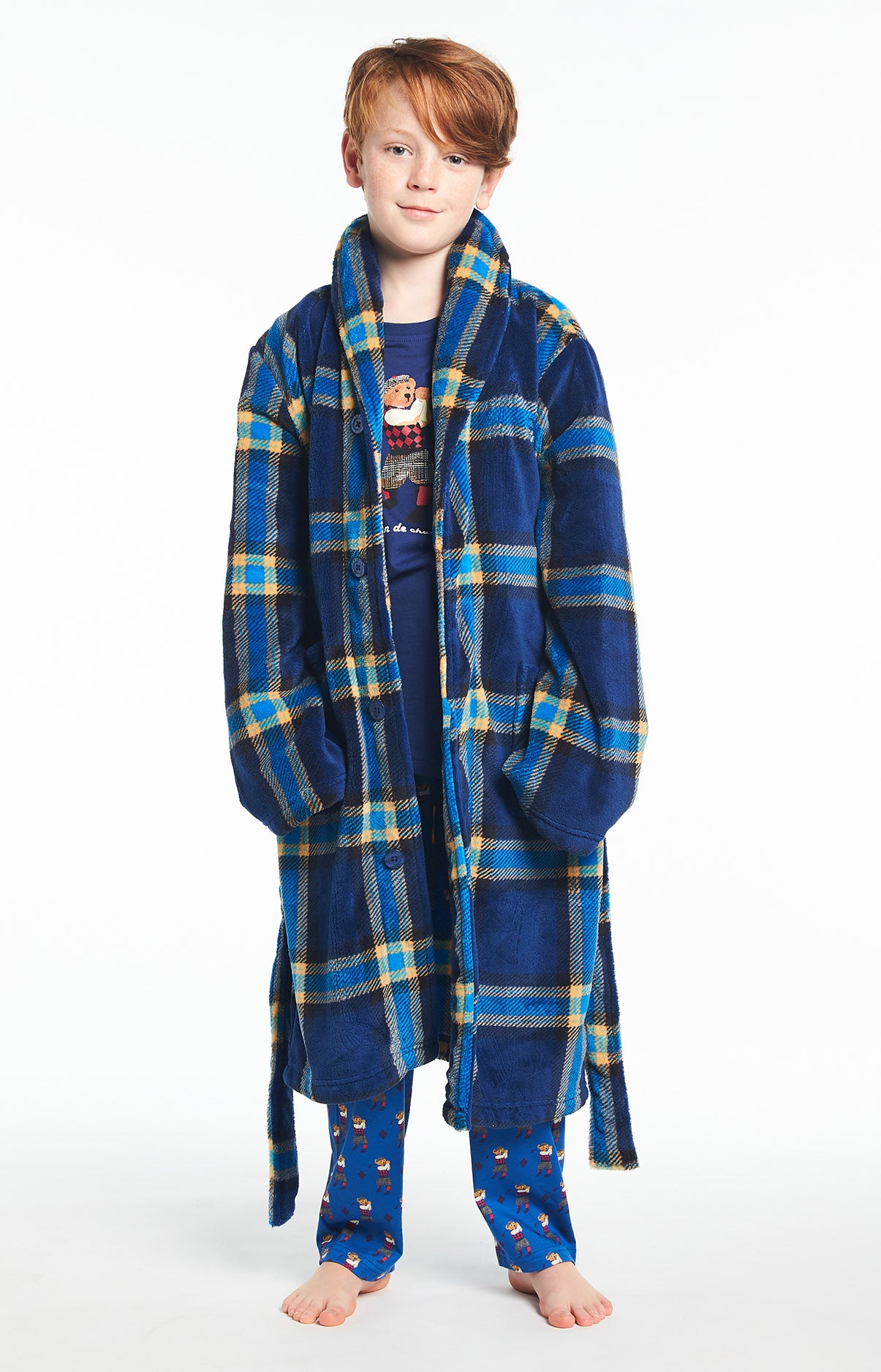 arthur-bob-robe-de-chambre-soir-e-nuit-tartan-gar-on image 1