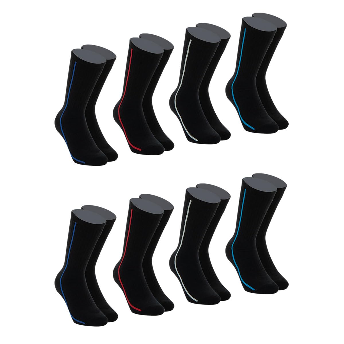 athena-daily-sport-lot-8-chaussettes-blanc-39-42 image 1