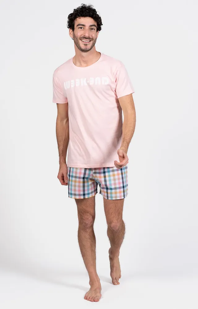 arthur-bob-pyjam-ricain-criston-pyjama-homme-l-rose image 1